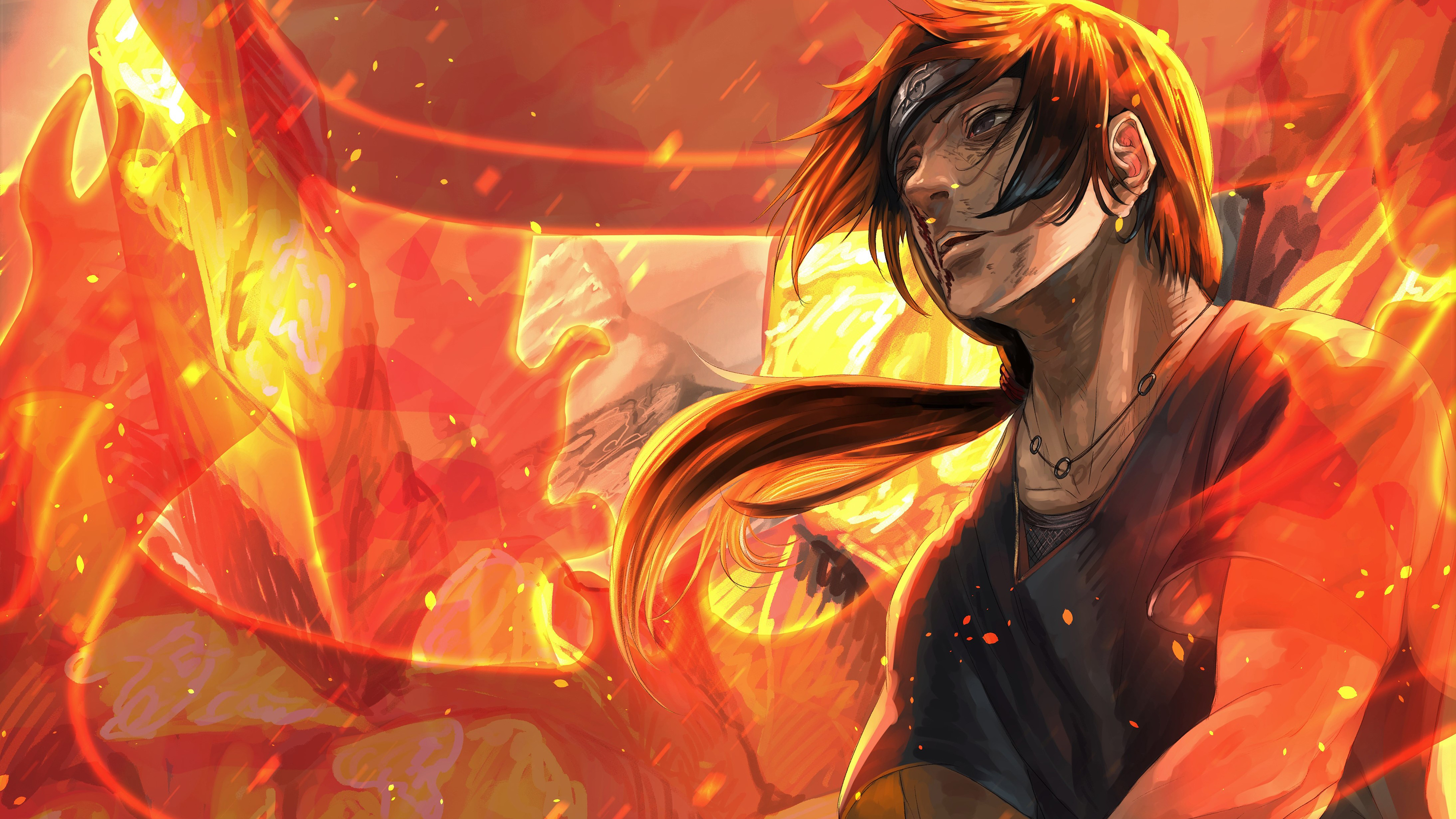 Fire Anime Wallpapers  Wallpaper Cave