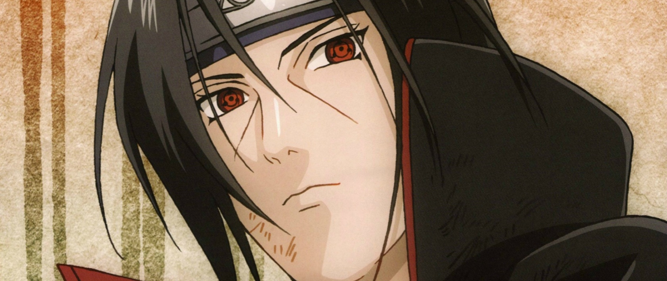 2560x1080 Naruto Itachi Uchiha Sharingan 2560x1080