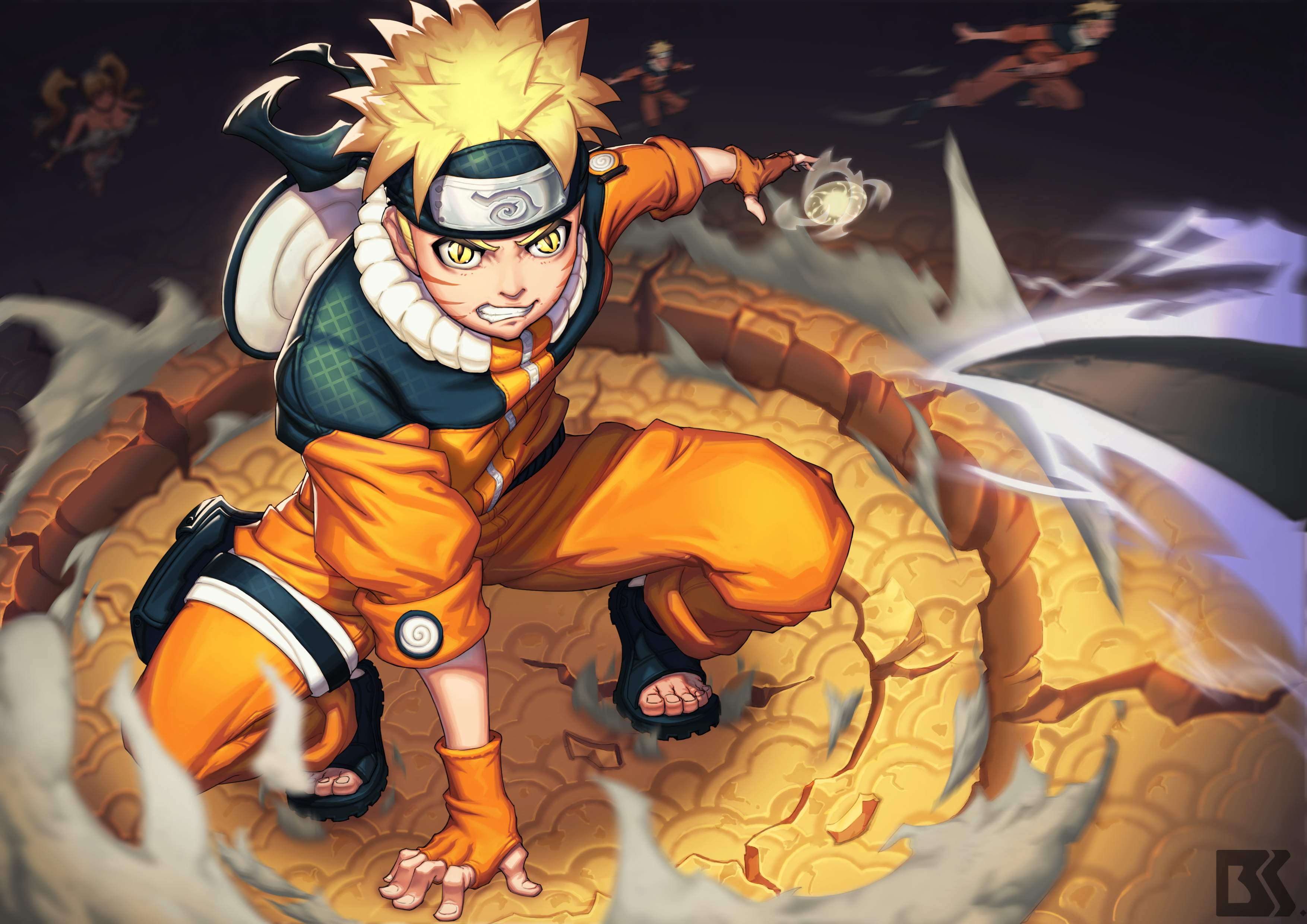 3840x2160 Naruto Uzumaki 4K Art 4K Wallpaper, HD Anime 4K Wallpapers