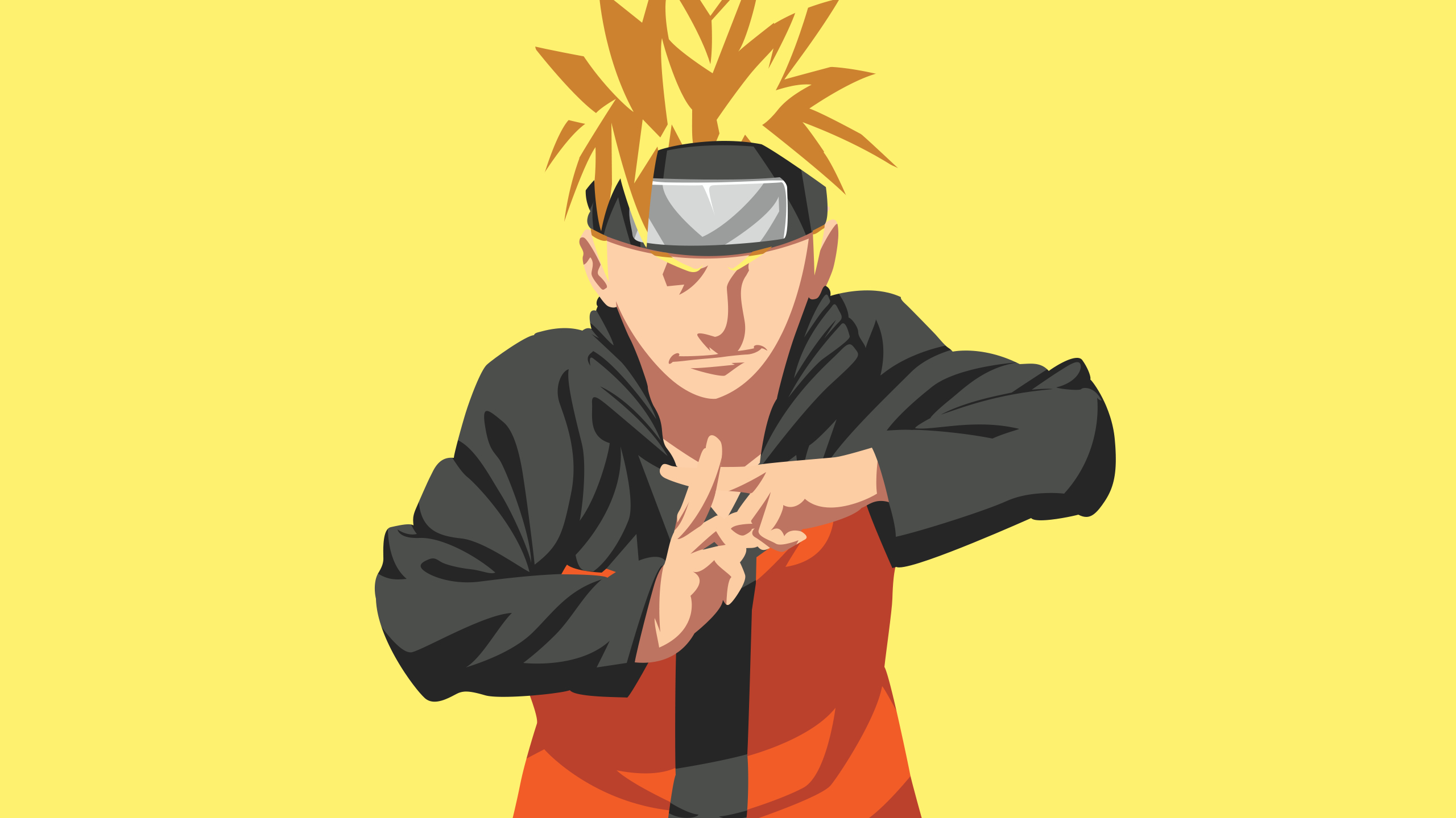 Naruto Uzumaki Minimal Art Wallpaper, HD Anime 4K ...