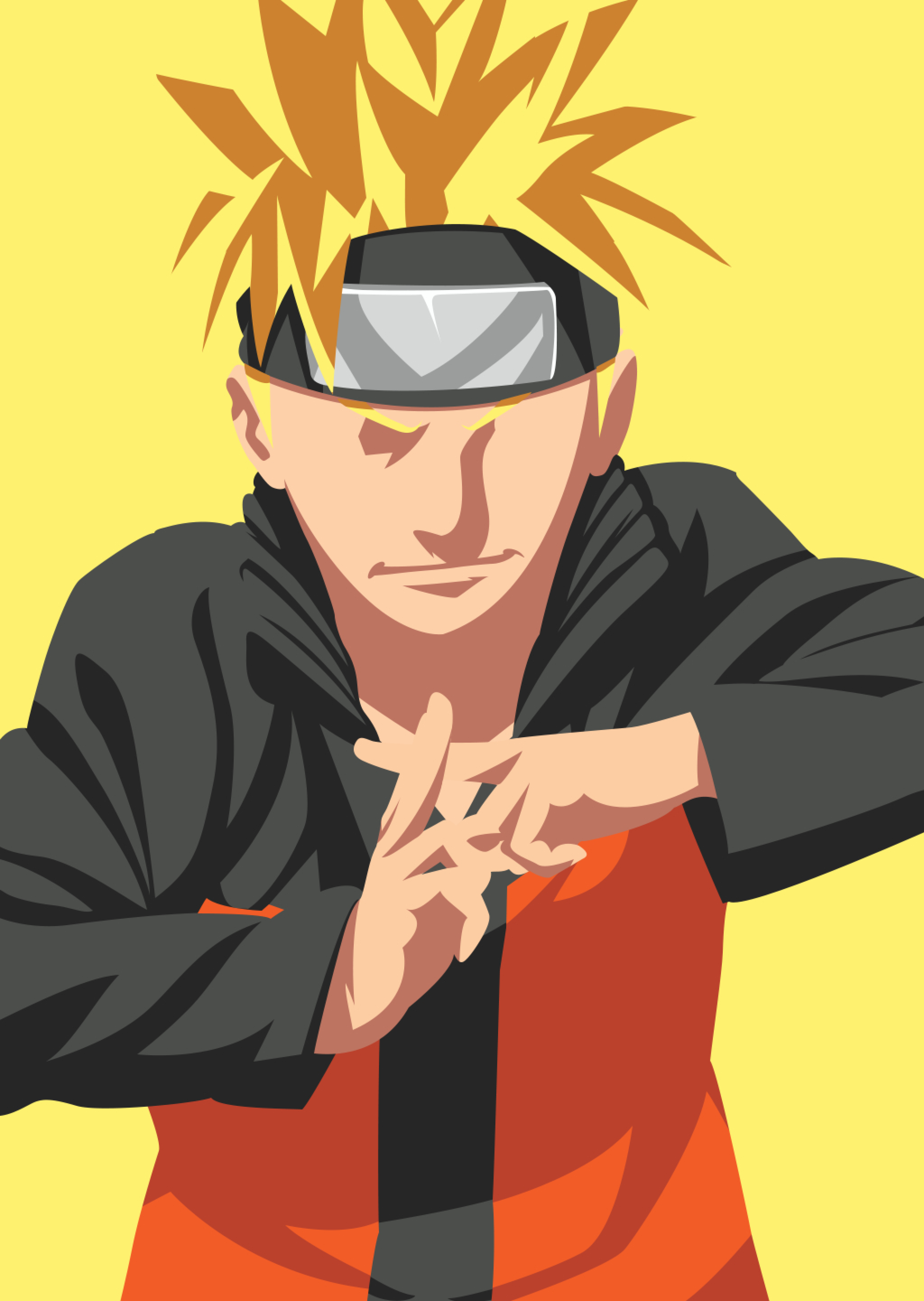 X Resolution Naruto Uzumaki Minimal Art X Resolution