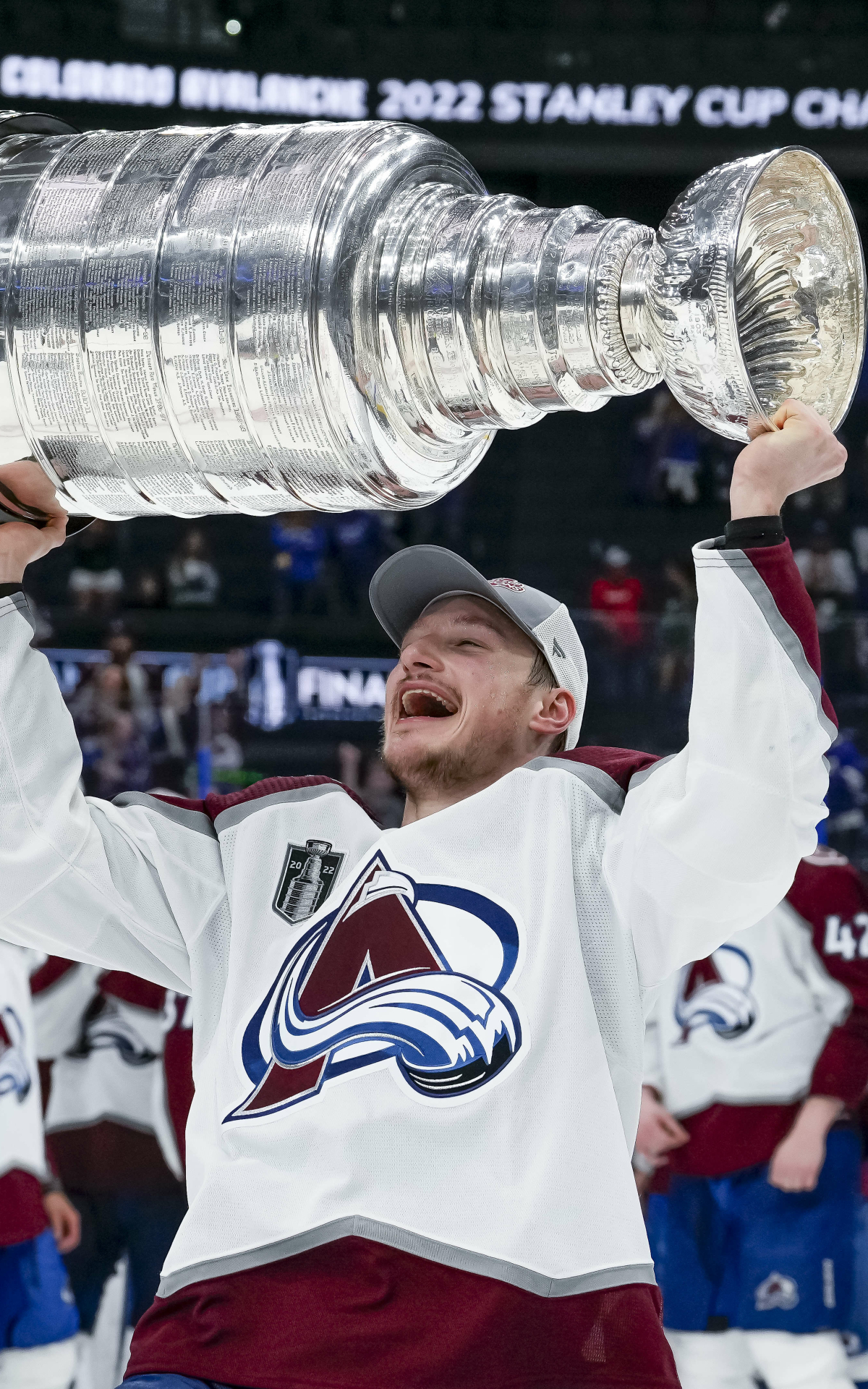 1200x1920 Resolution Nathan Mackinnon Avalanche Stanley Cup 2022 1200x1920 Resolution Wallpaper 