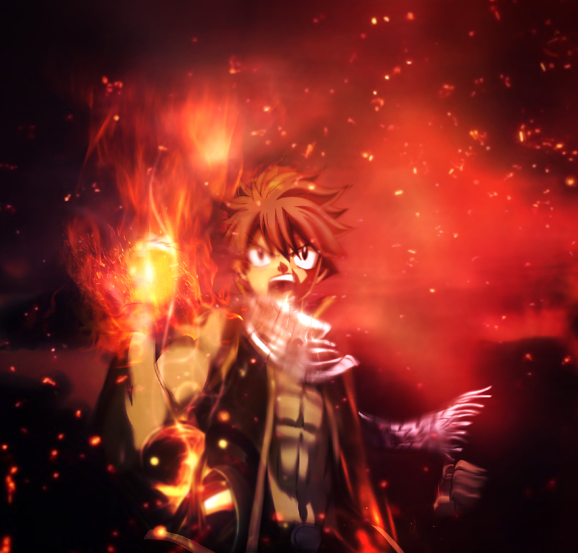Anime Boy with Fire Powers Graphic · Creative Fabrica