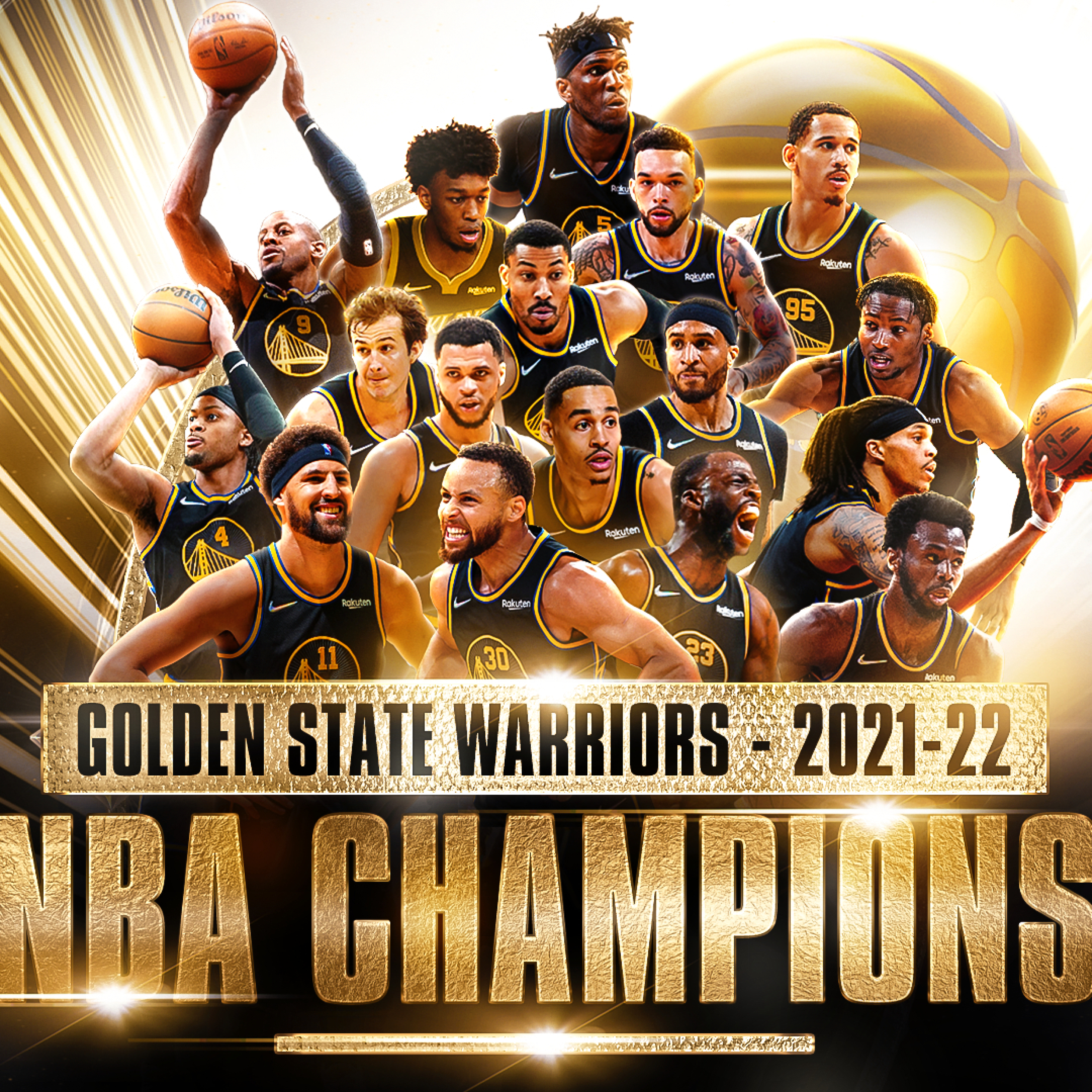 warriors championship wallpaper 2022