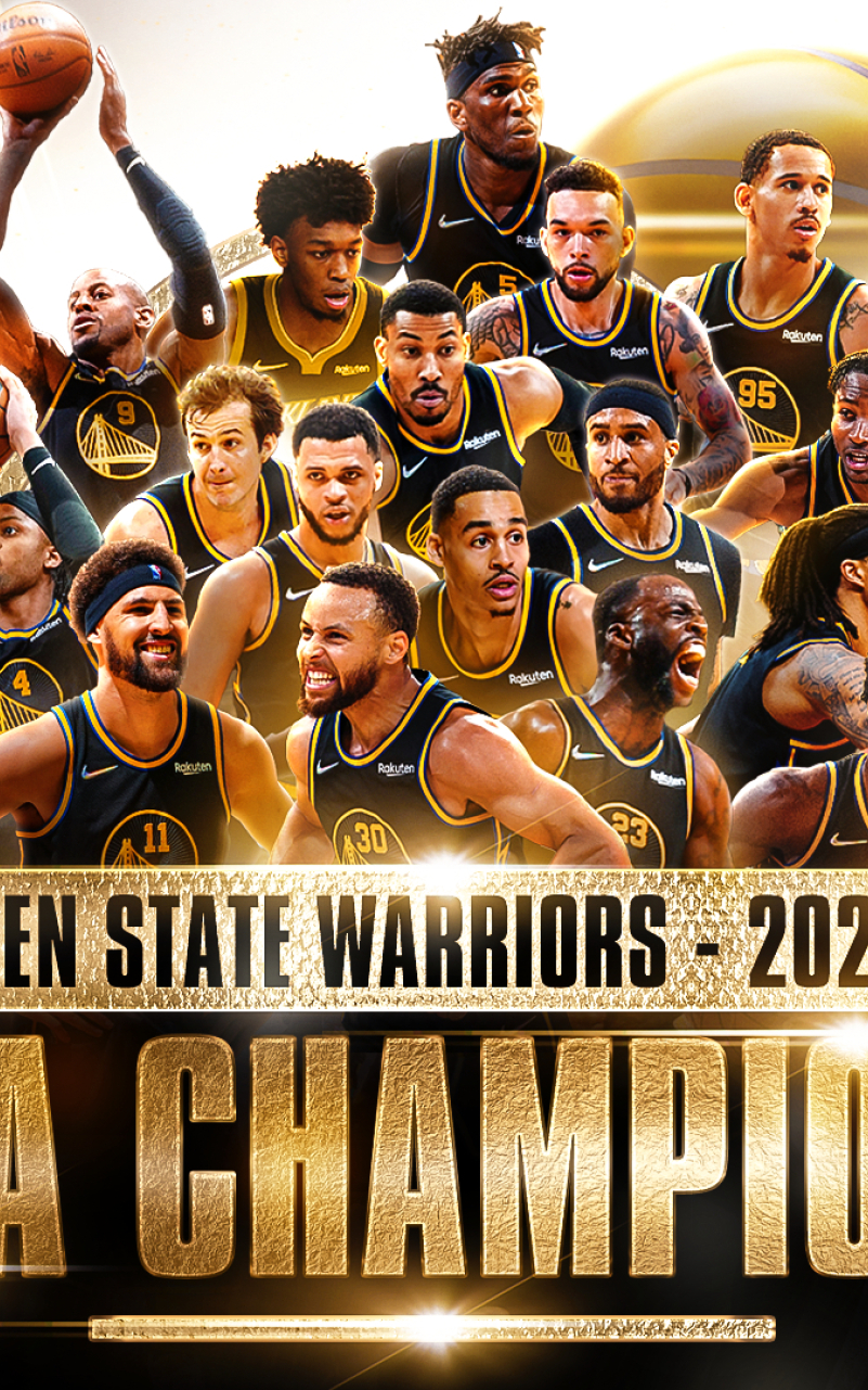 801x1281 NBA Golden State Warriors 2022 Champions 801x1281 Resolution ...