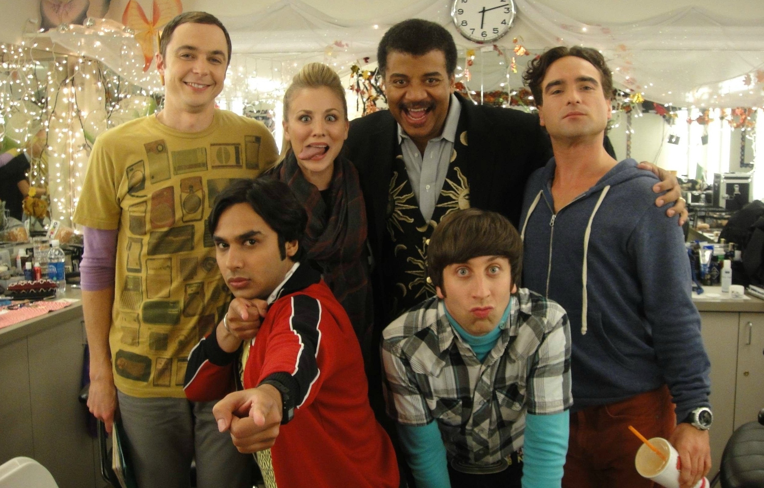 neil degrasse tyson, the big bang theory, main characters ...