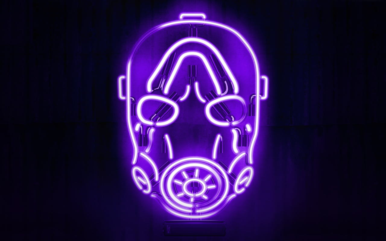 1280x800 Neon Borderlands Mask 1280x800 Resolution Wallpaper Hd Games 4k Wallpapers Images Photos And Background