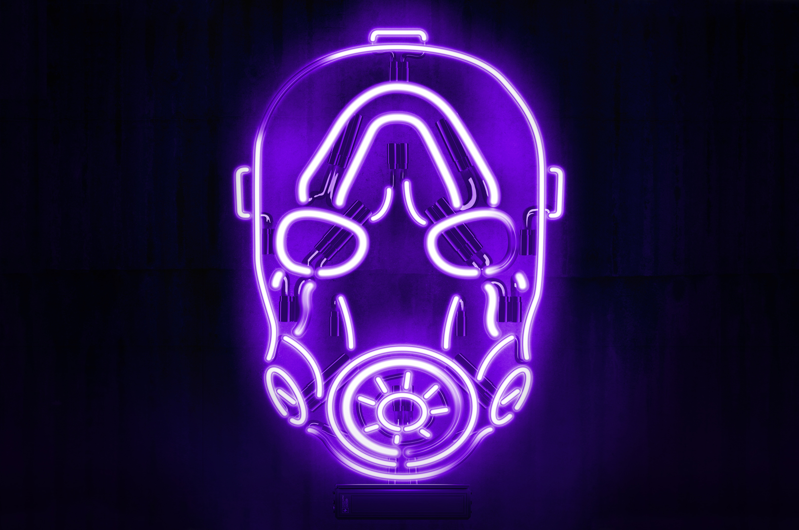 2560x1700 Neon Borderlands Mask Chromebook Pixel Wallpaper ...