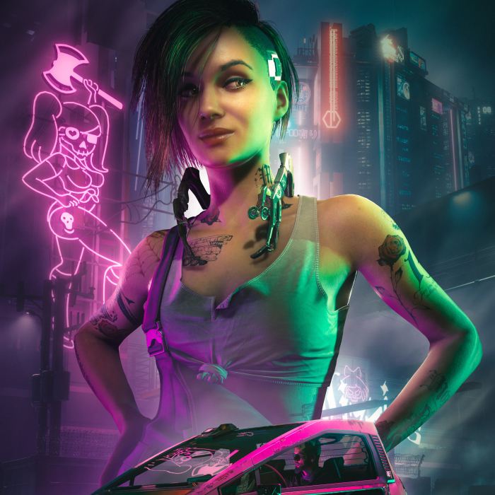 700x700 Neon Cyberpunk 2077 HD 700x700 Resolution Wallpaper, HD Games