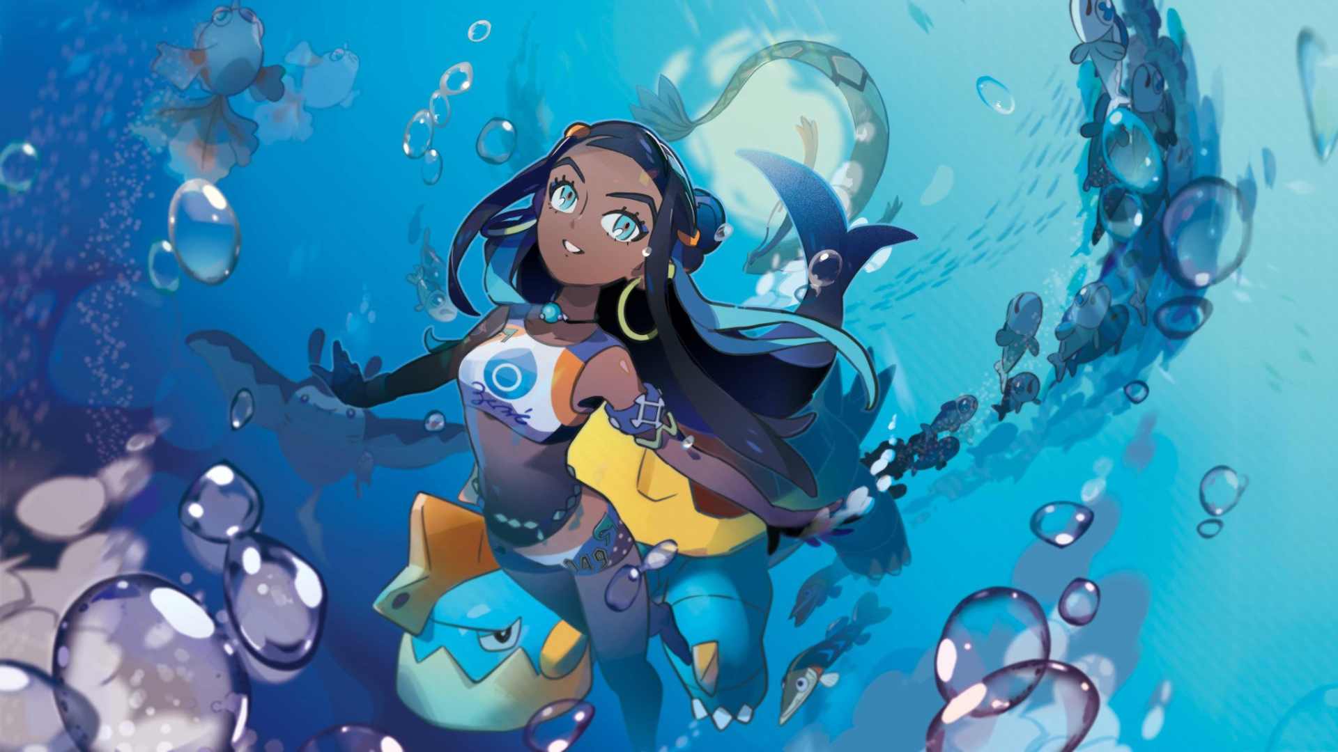 1920x1080 Nessa Pokémon Sword and Shield 1080P Laptop Full HD Wallpaper, HD  Anime 4K Wallpapers, Images, Photos and Background - Wallpapers Den