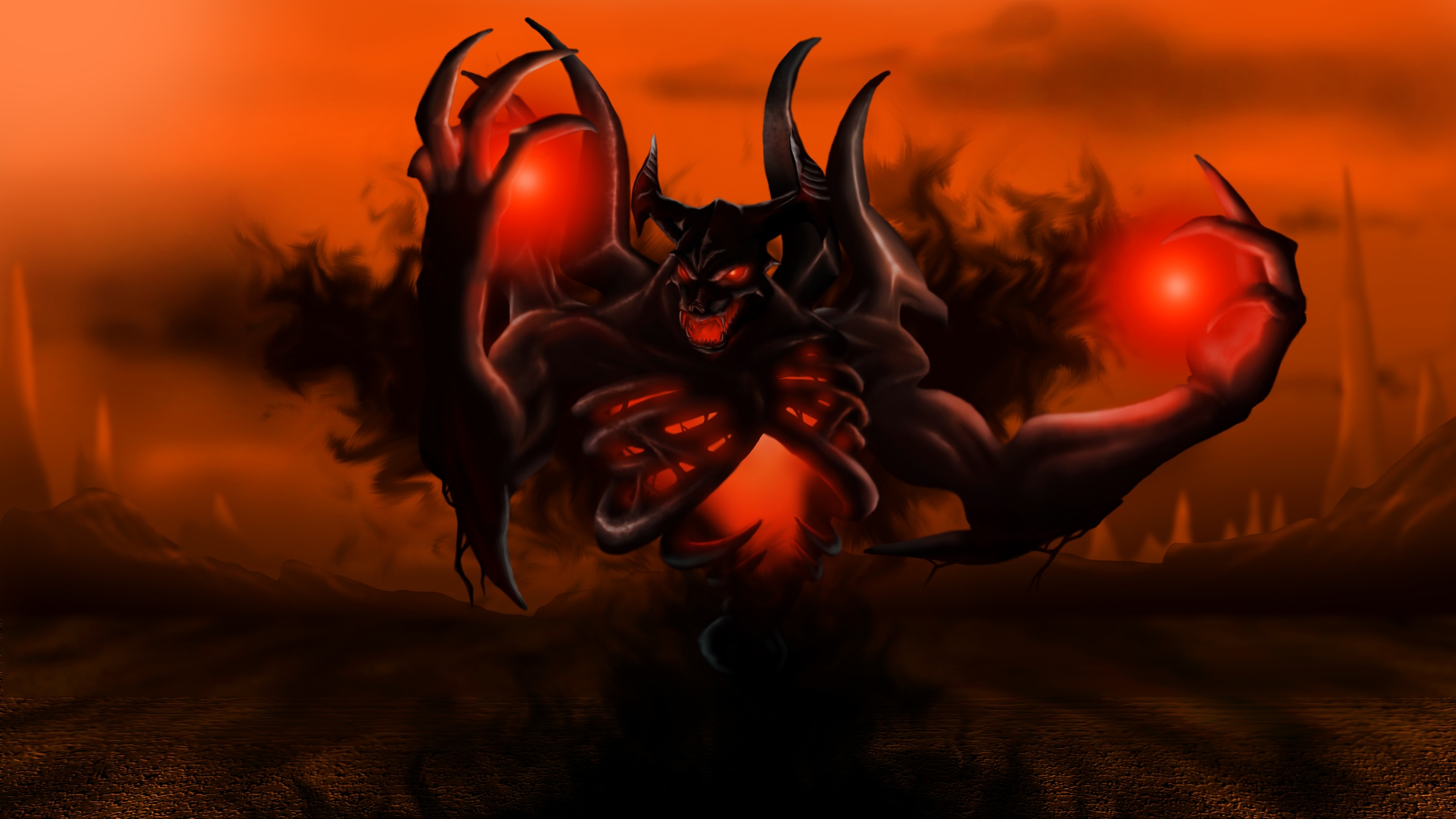 5120x2880 Nevermore Shadow Fiend Dota 2 5k Wallpaper Hd Games