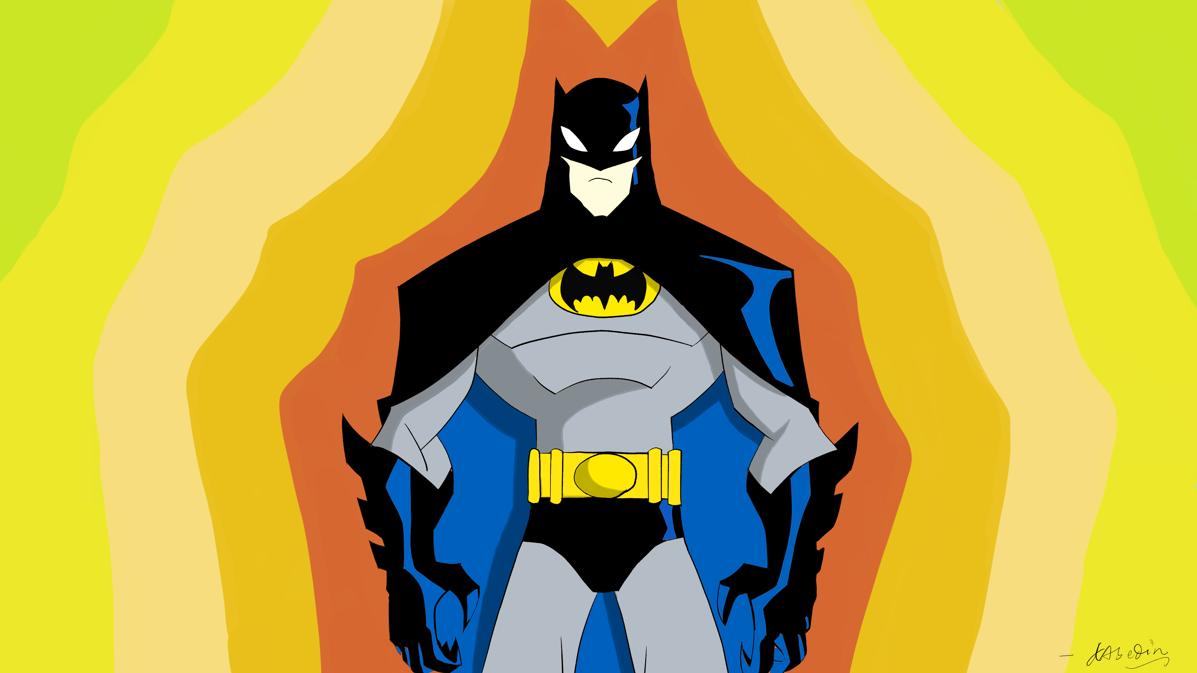 New Batman 4K Illustration Wallpaper, HD Superheroes 4K Wallpapers