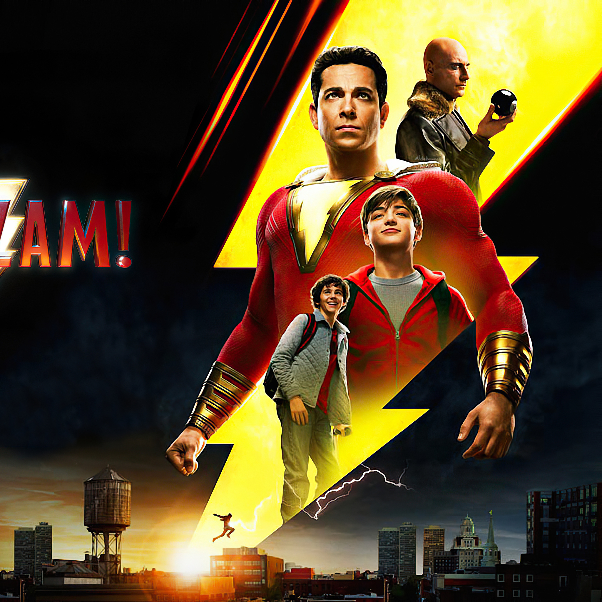 2048x2048 New Shazam Movie Poster Ipad Air Wallpaper, HD Movies 4K