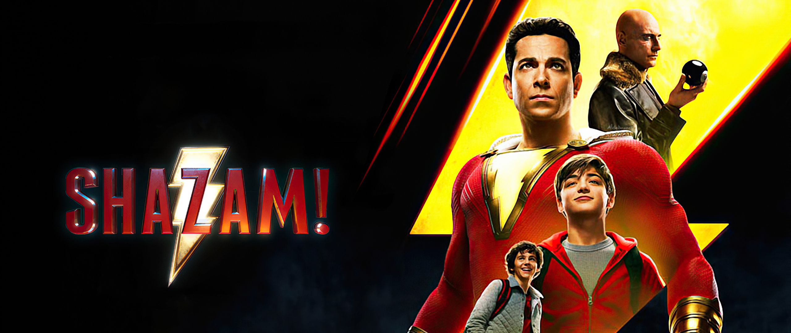 2560x1080 New Shazam Movie Poster 2560x1080 Resolution Wallpaper, HD Movies  4K Wallpapers, Images, Photos and Background - Wallpapers Den