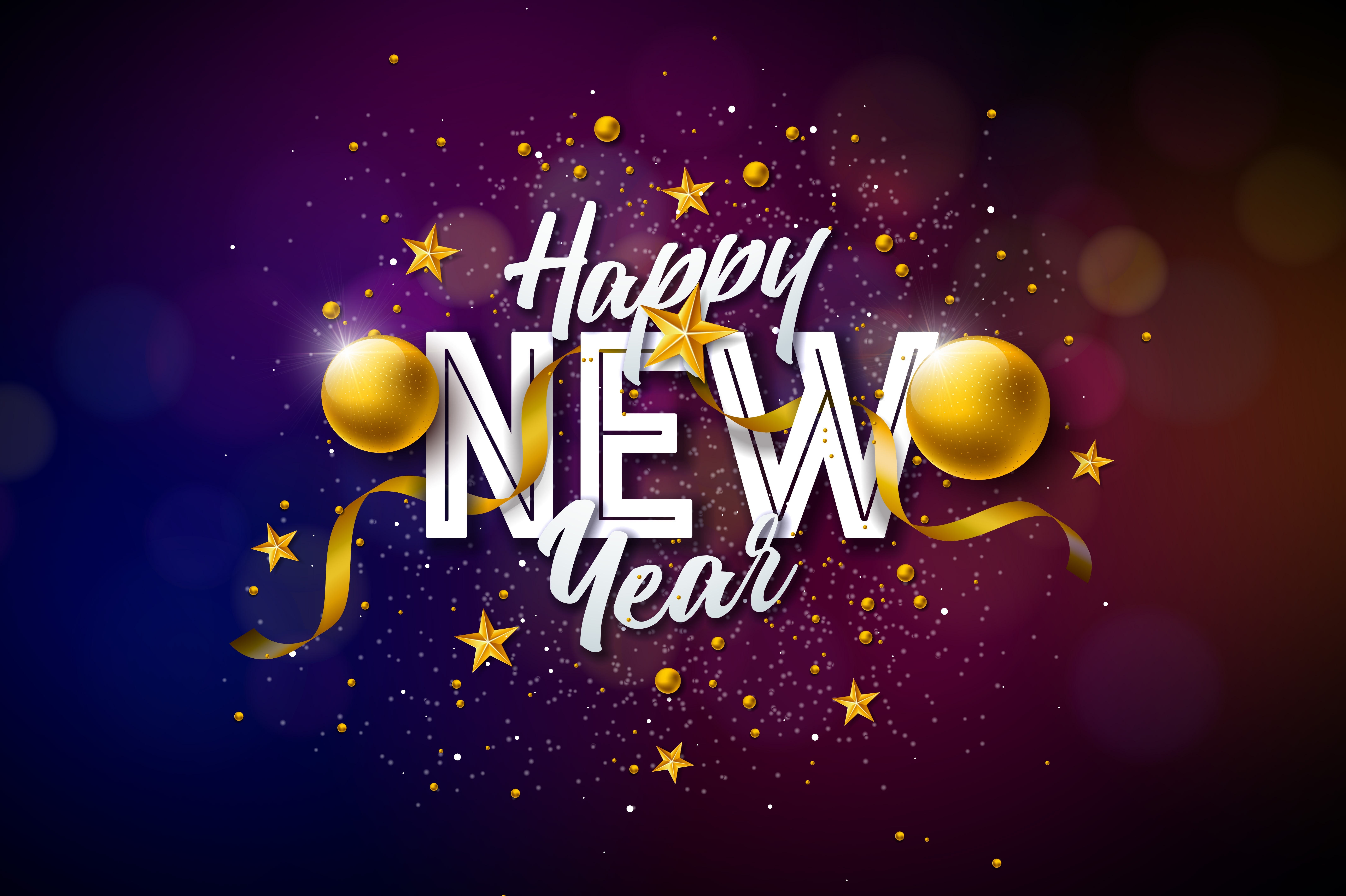 Happy New Year HD Wallpapers | 4K Backgrounds - Wallpapers Den