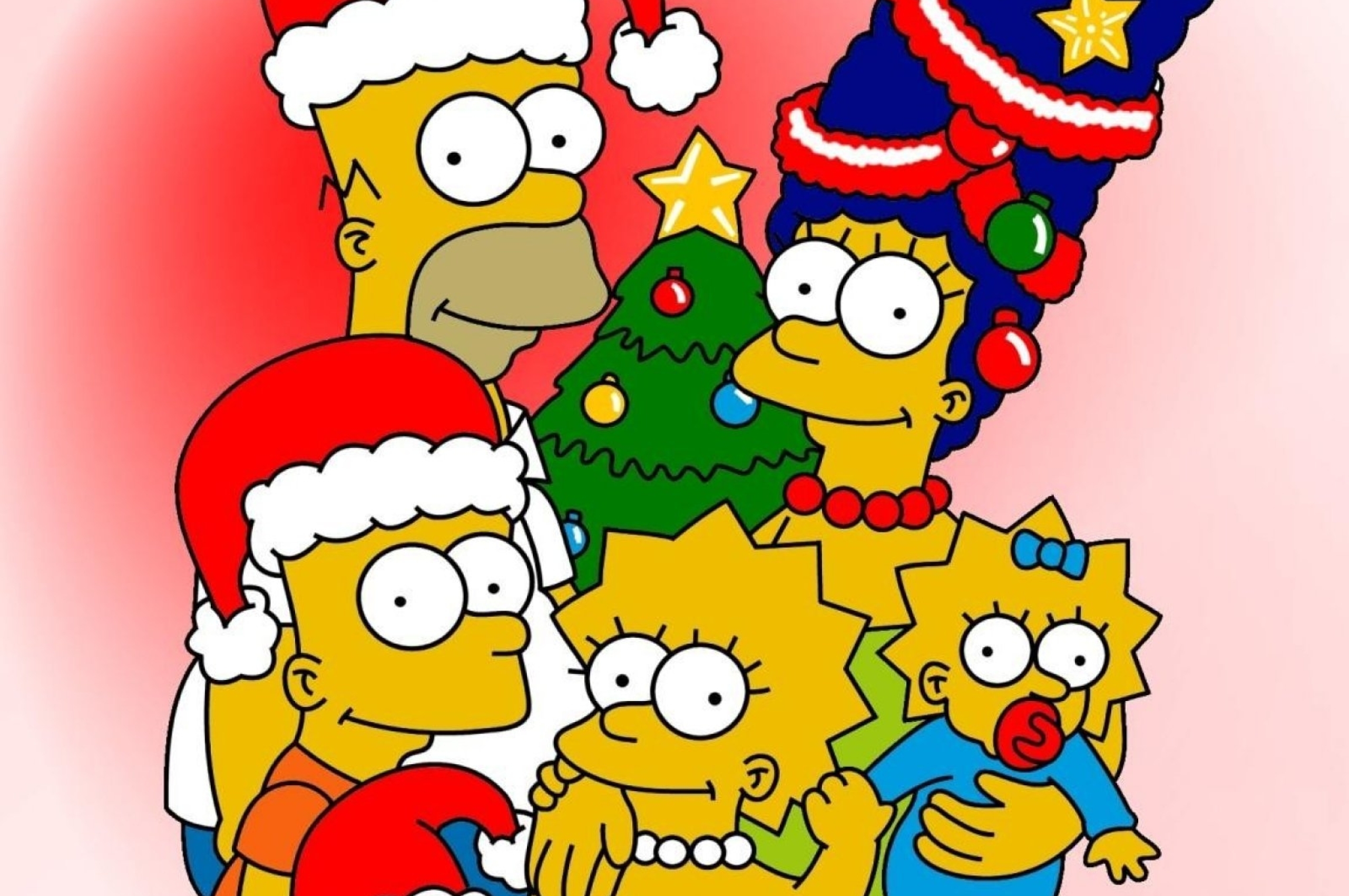 2560x1700 Resolution new year, christmas, simpsons Chromebook Pixel ...