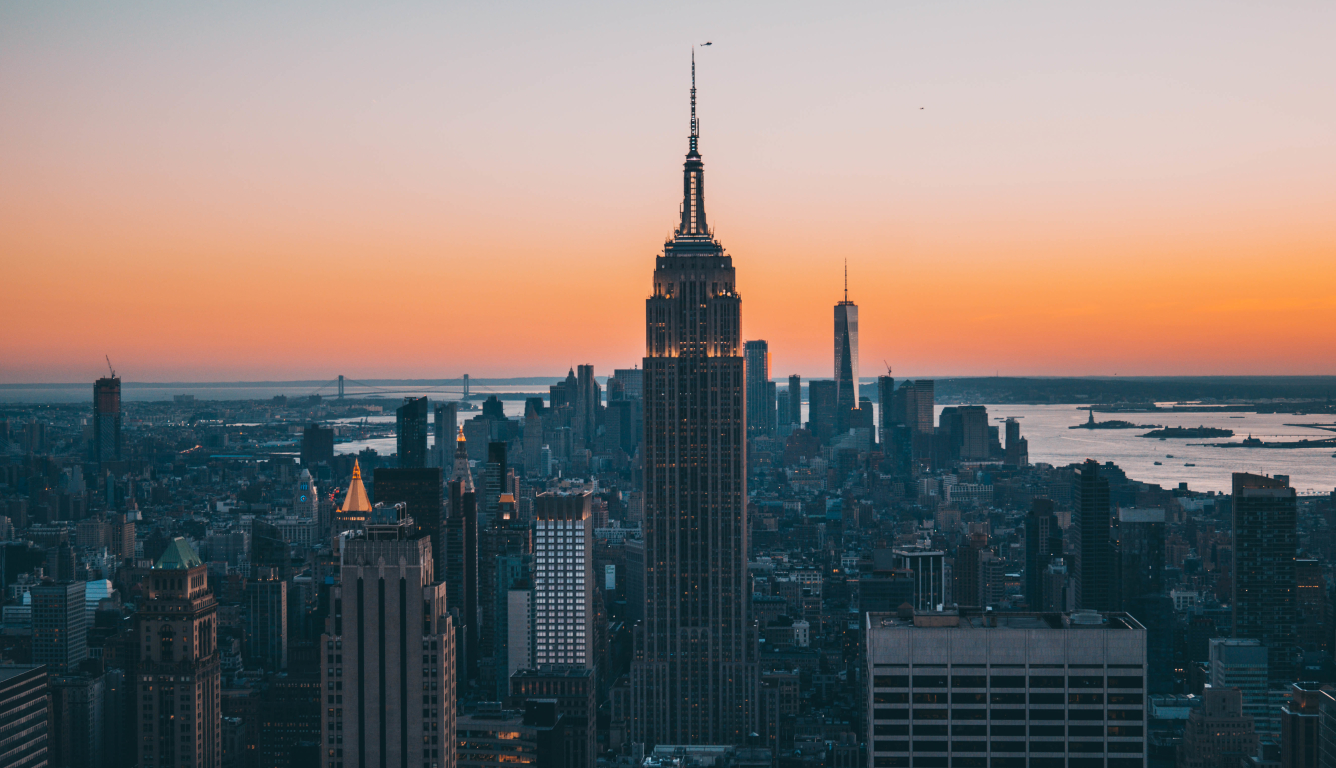 1336x768 New York City Empire State Building Skyscrapers HD Laptop Wallpaper,  HD City 4K Wallpapers, Images, Photos and Background - Wallpapers Den