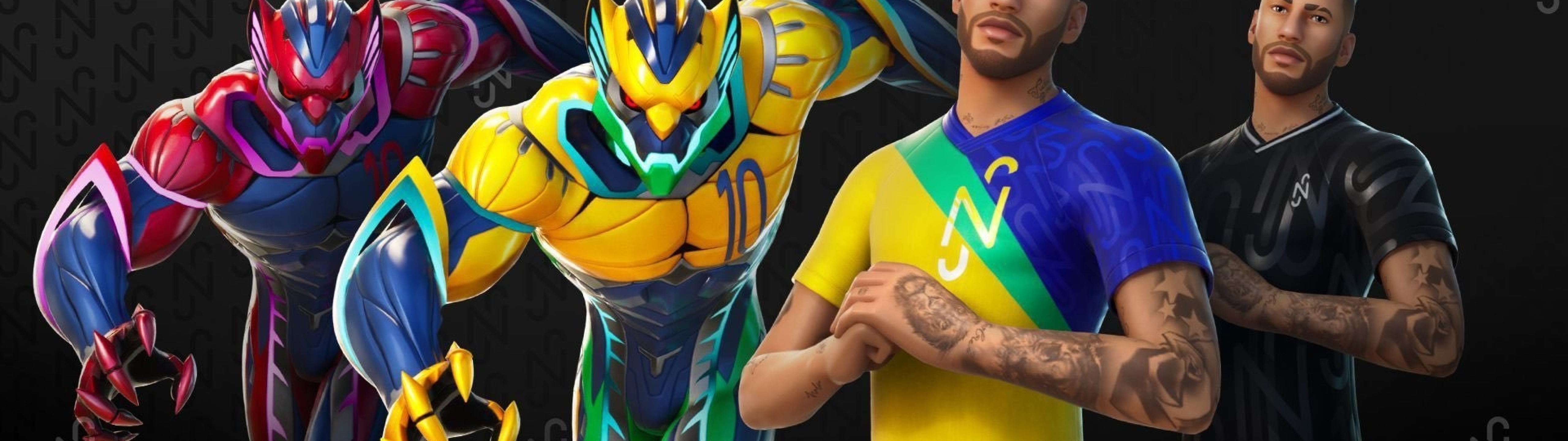 5120x1440 Resolution Neymar JR Skin Fortnite 5120x1440 Resolution