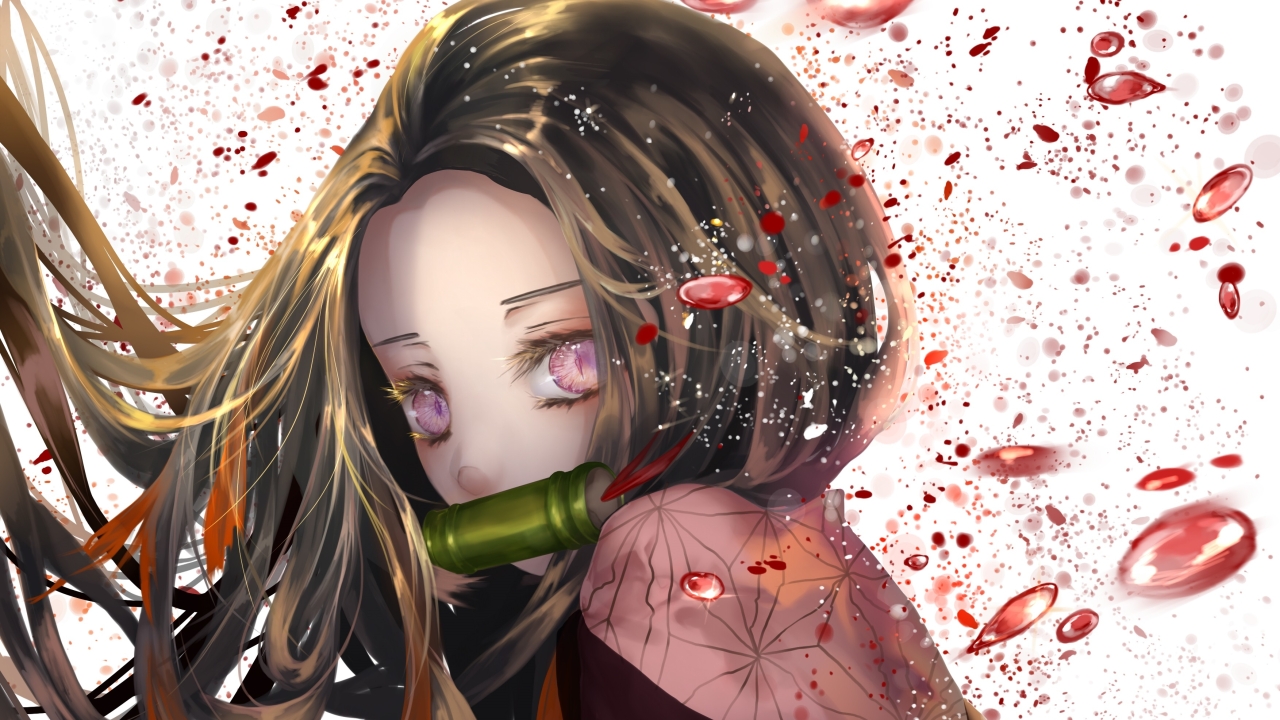 1280x720 Nezuko Kamado Kimetsu no Yaiba Art 720P Wallpaper ...