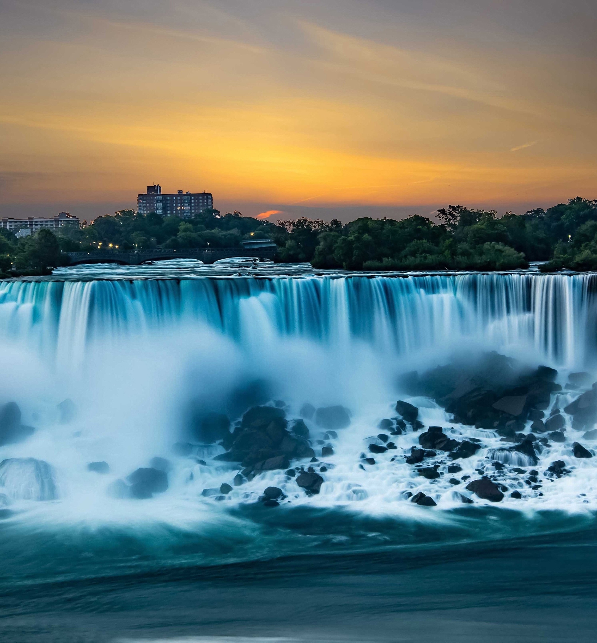 Usa Waterfalls Rivers Niagara Falls Night Nature 411998  Wallpapers13com