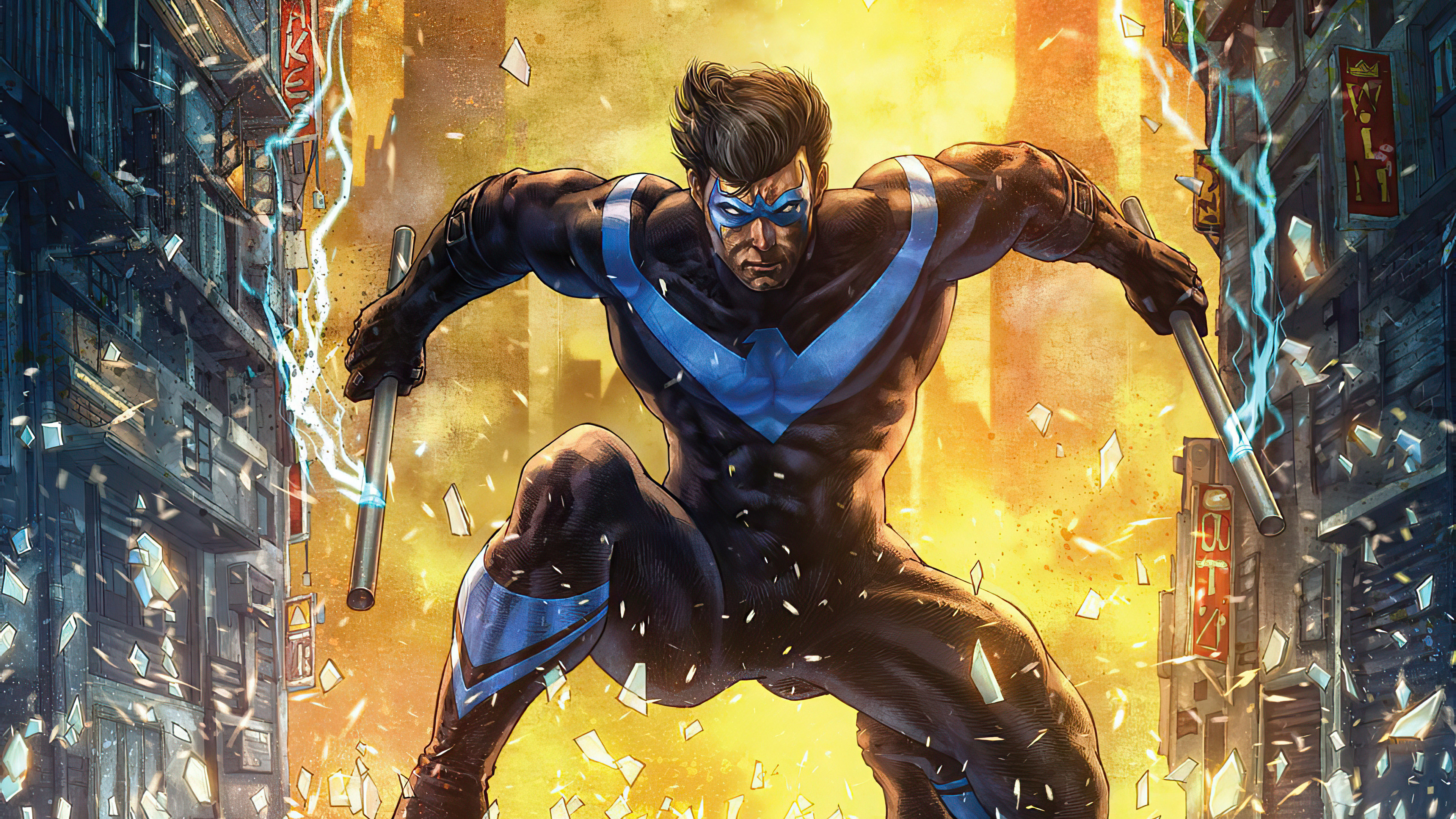 Nightwing Dc Comic Wallpaper Hd Superheroes 4k Wallpapers Images Photos And Background Wallpapers Den