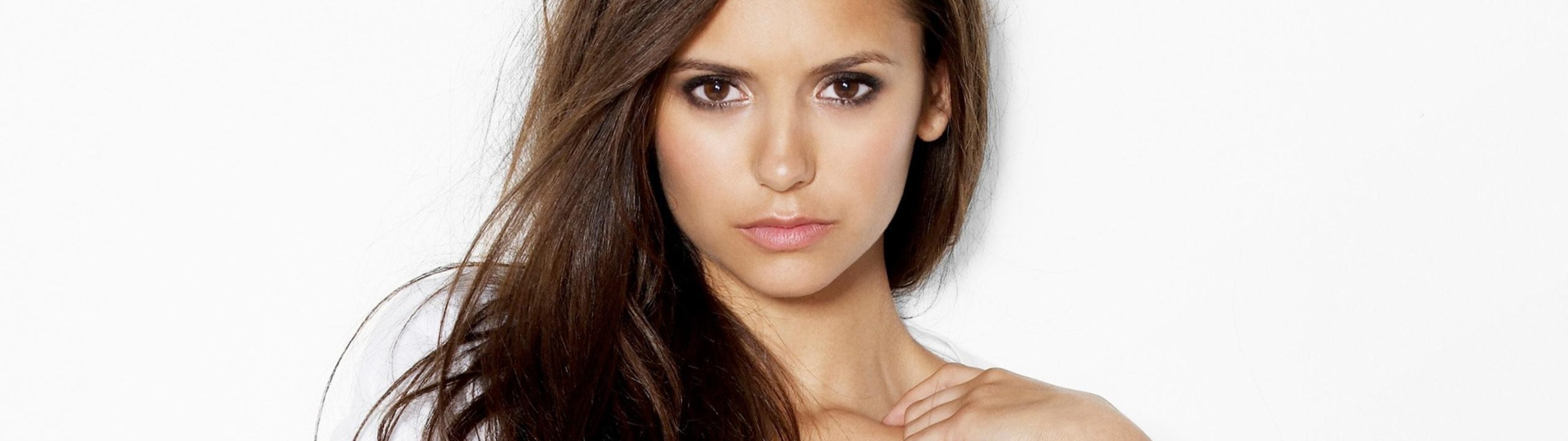 X Resolution Nina Dobrev Eyes Brunette X Resolution