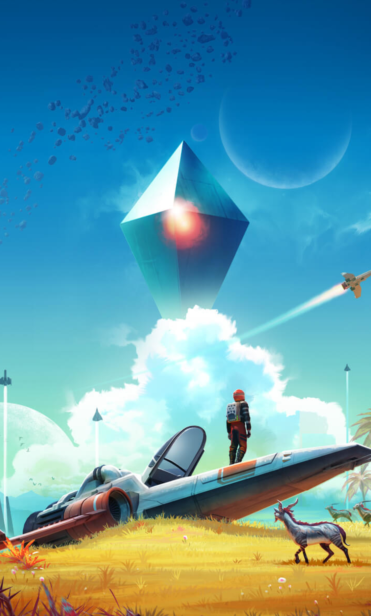 1280x21 No Mans Sky Video Game Iphone 6 Plus Wallpaper Hd Games 4k Wallpapers Images Photos And Background