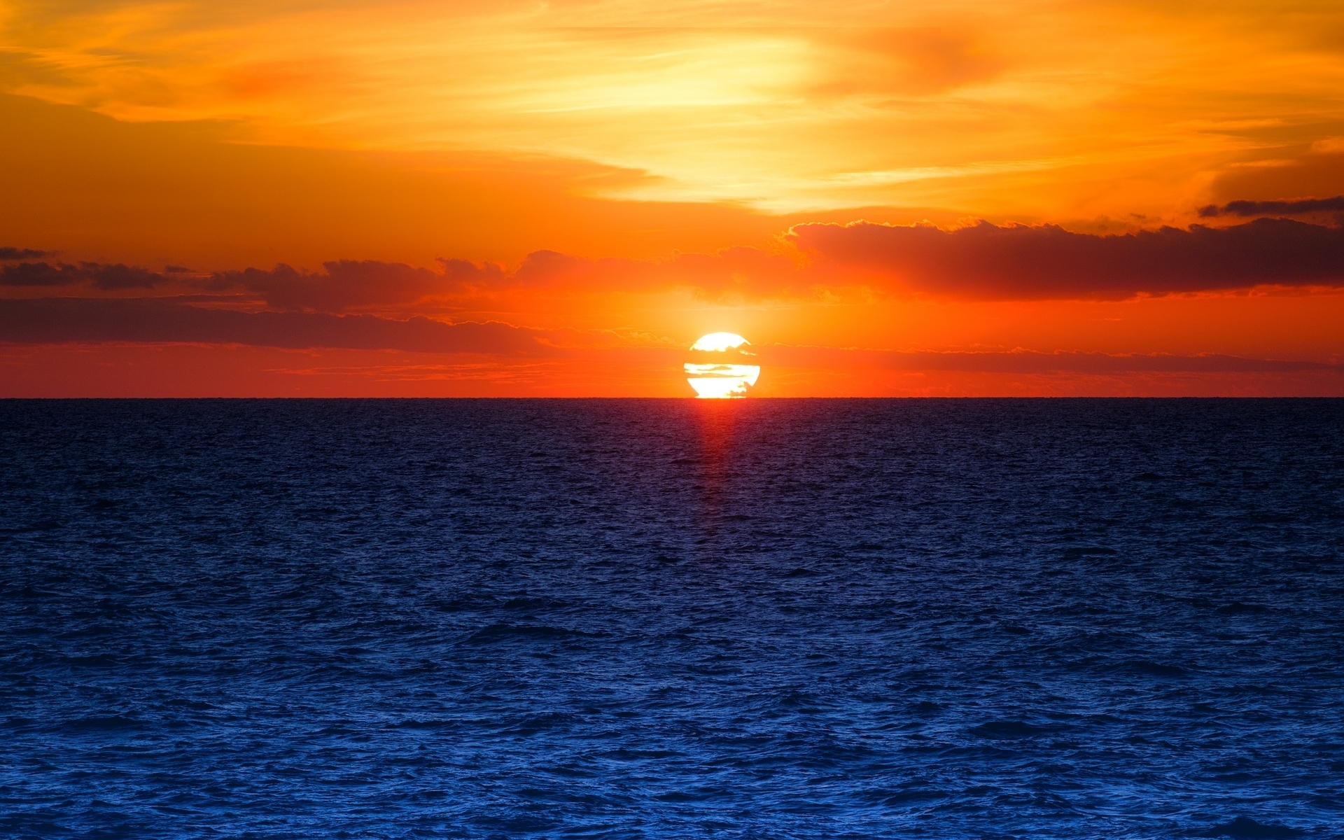 1920x1200 Sea Horizon Sunset 1200p Wallpaper Hd Natur - vrogue.co