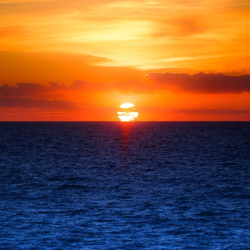512x512 Ocean Sunset Photography 512x512 Resolution Wallpaper, HD ...