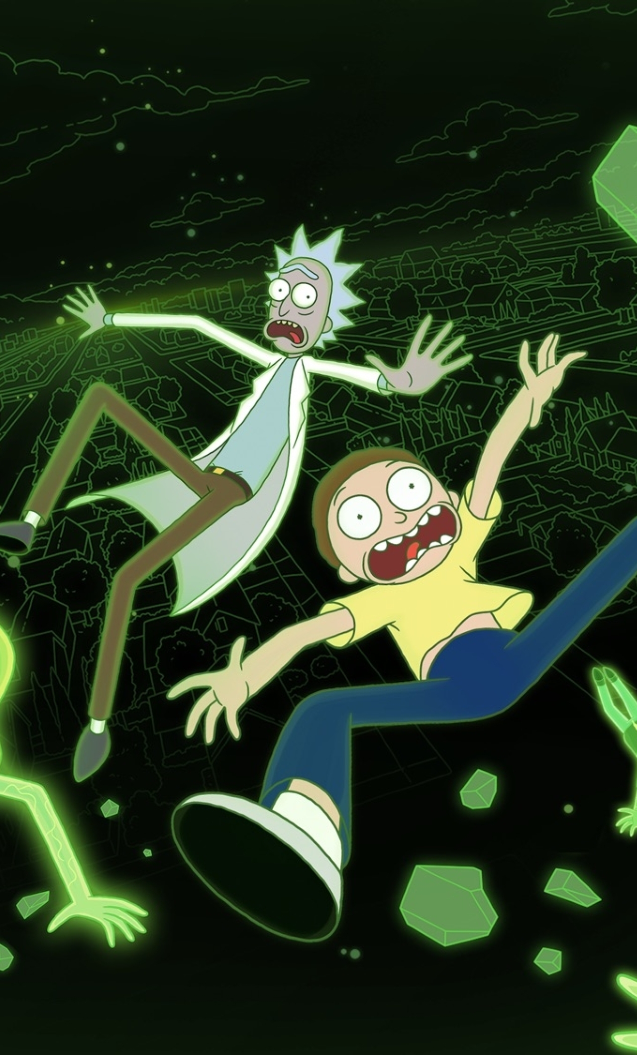 1280x2120 Resolution Official Rick And Morty Poster IPhone 6 Plus