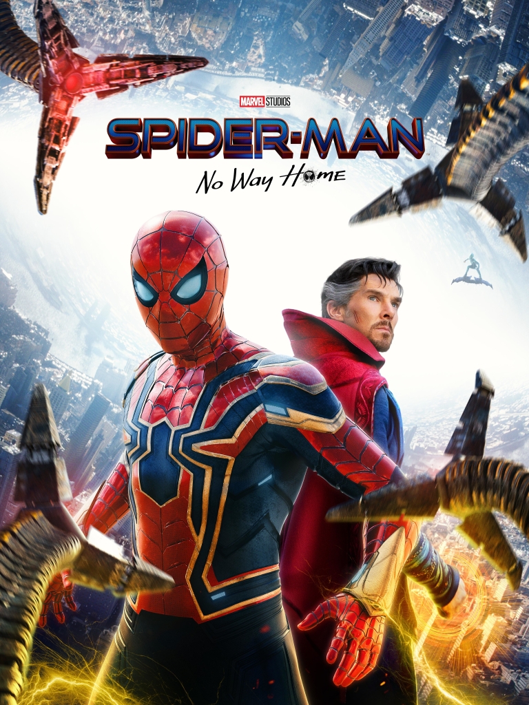 768x1024 Resolution Official Spider Man No Way Home Poster 4K 768x1024