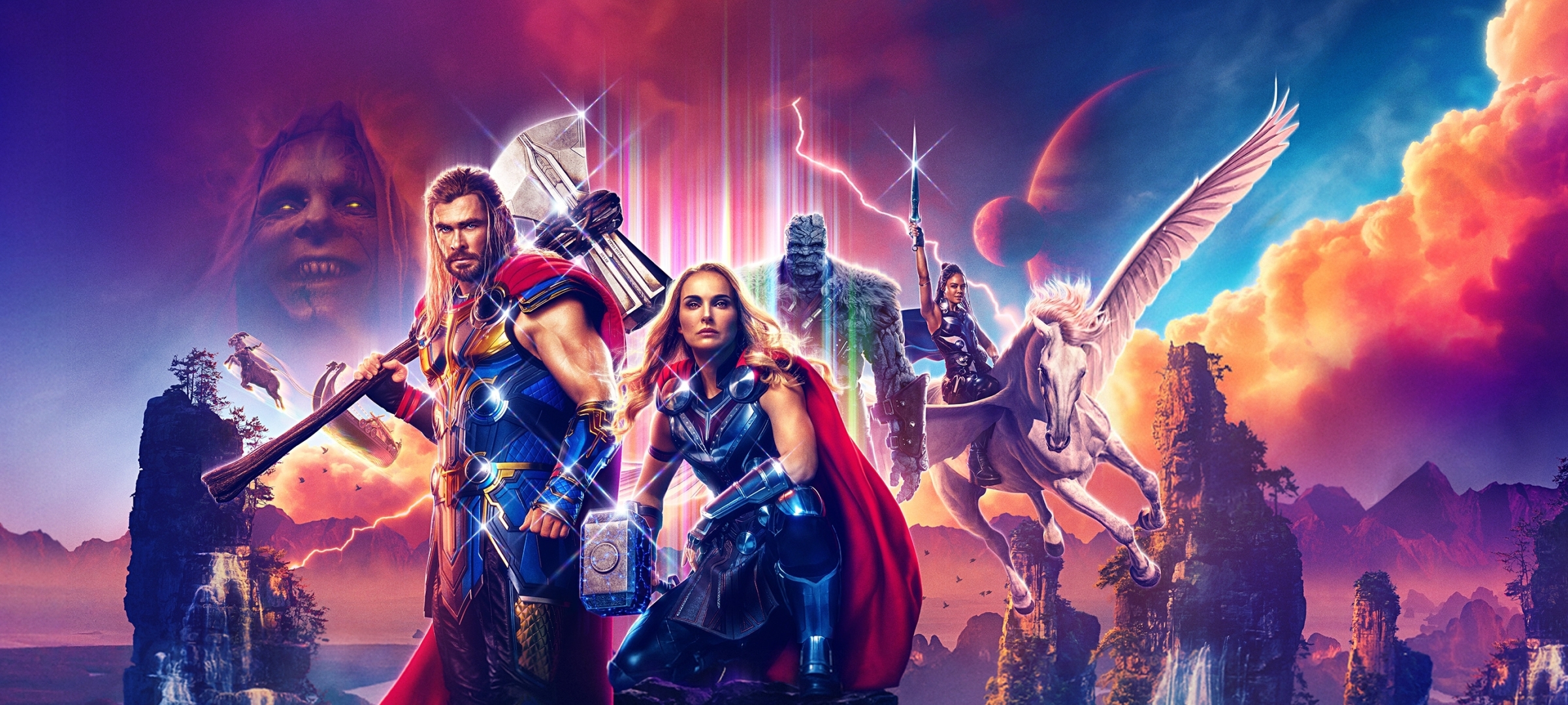 2400x1080 Resolution Official Thor Love And Thunder HD 2400x1080