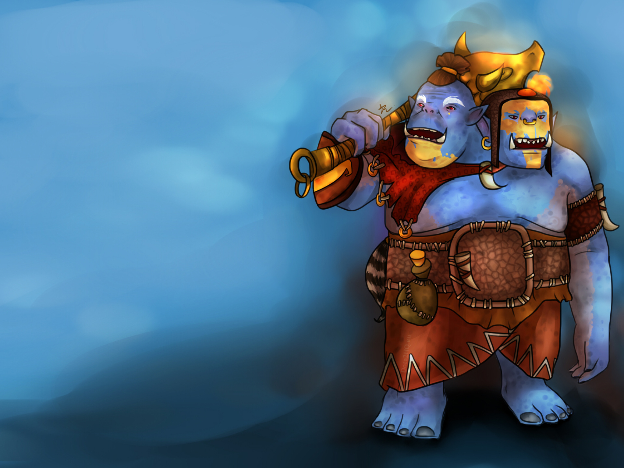 2048x1536 Resolution Ogre Magi Dota 2 Art 2048x1536 Resolution Wallpaper Wallpapers Den 3322