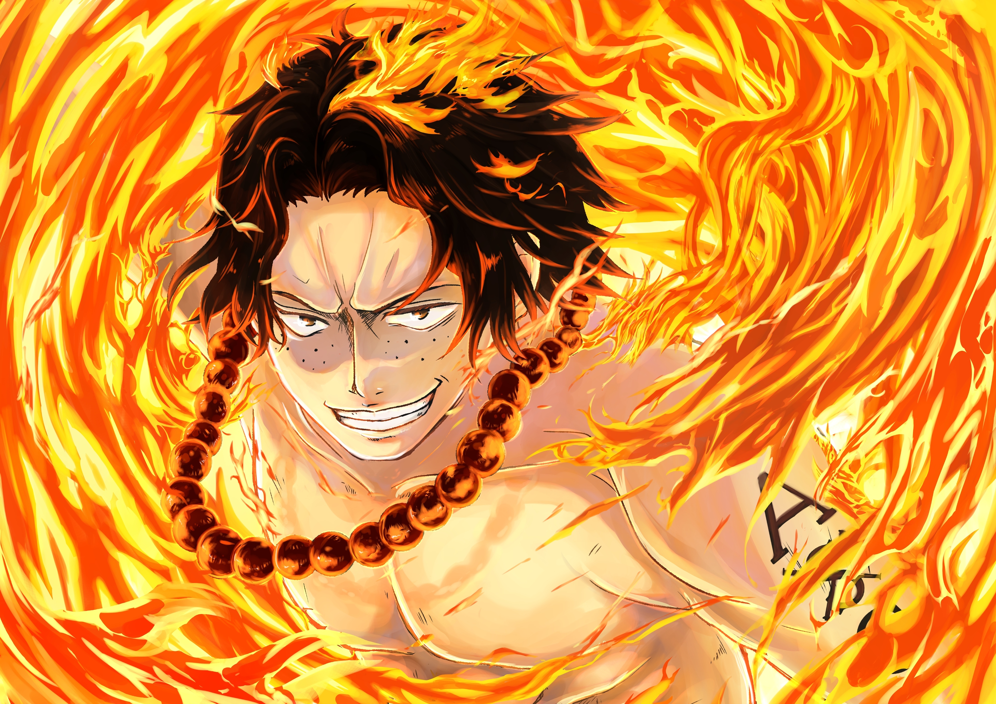 One Piece 4k Portgas Ace Wallpaper, HD Anime 4K Wallpapers, Images, Photos  and Background - Wallpapers Den
