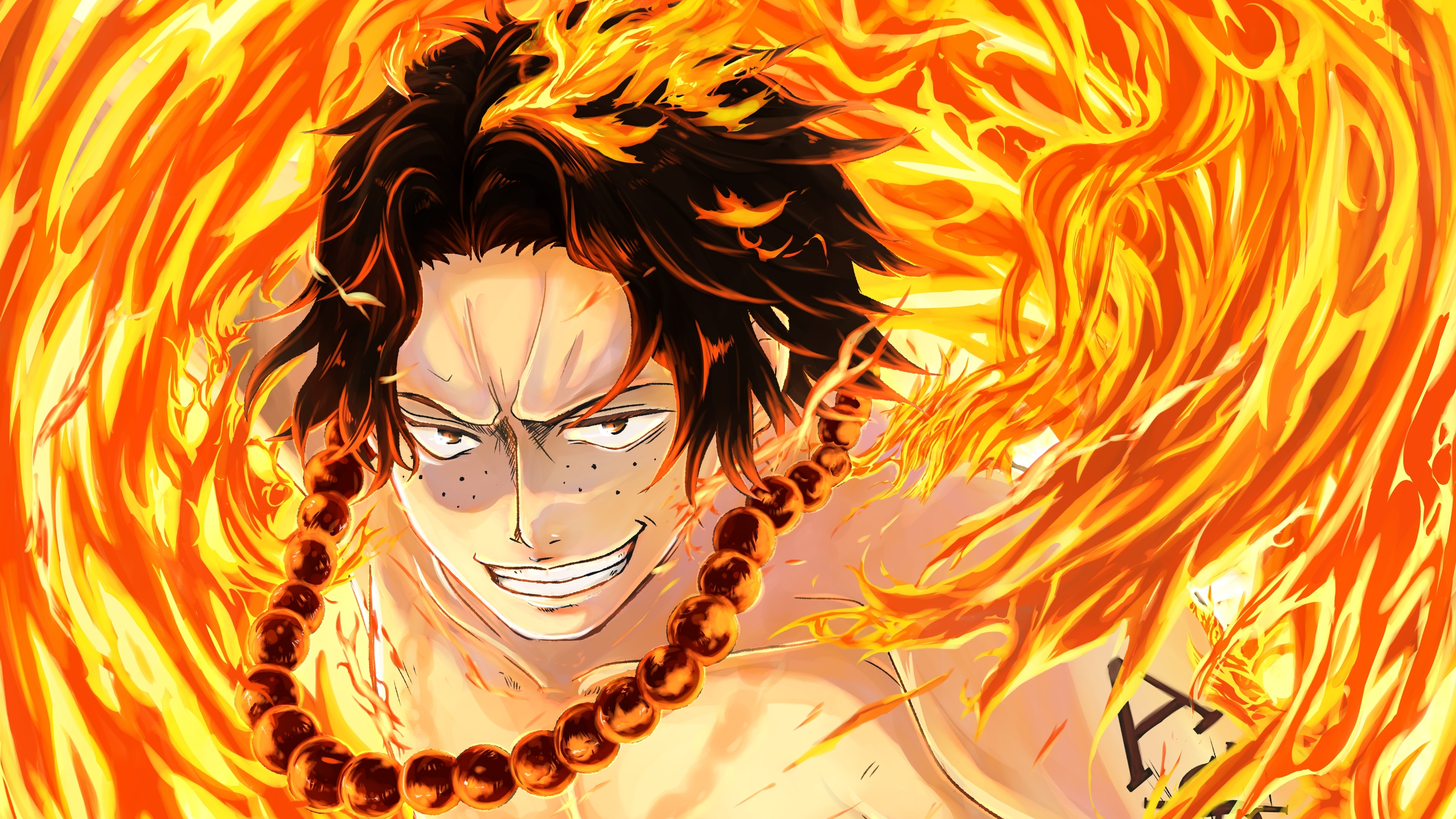 One Piece Portgas D Ace On Fire 4K 8K HD Anime Wallpapers, HD Wallpapers