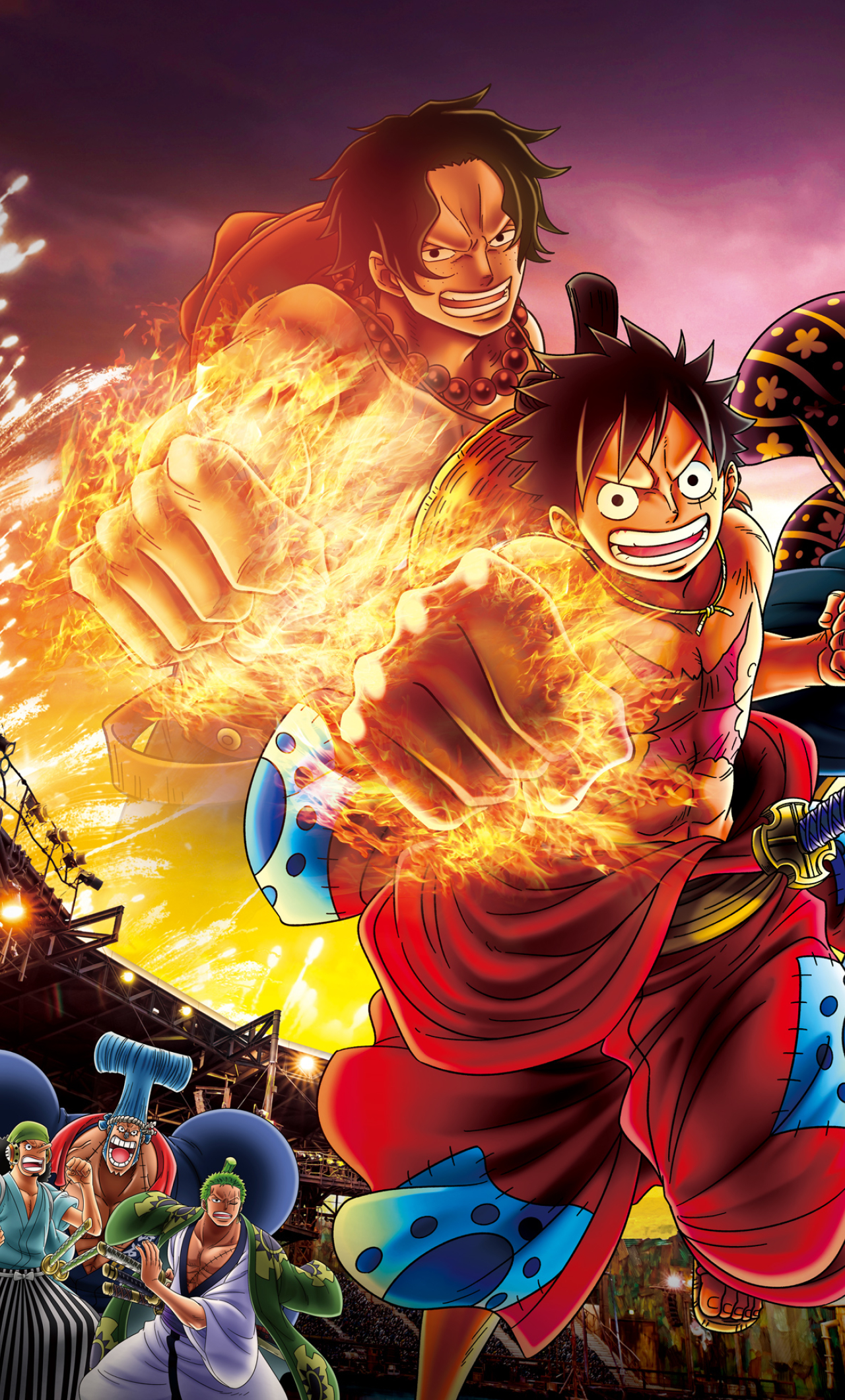 Black and brown table lamp, One Piece, anime, Monkey D. Luffy HD wallpaper  | Wallpaper Flare