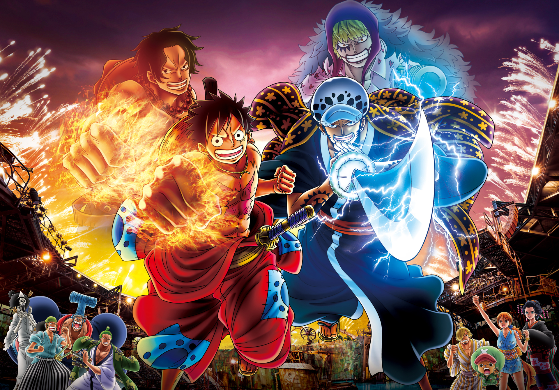Download One Piece Wano 4K Opening Screen Wallpaper  Wallpaperscom