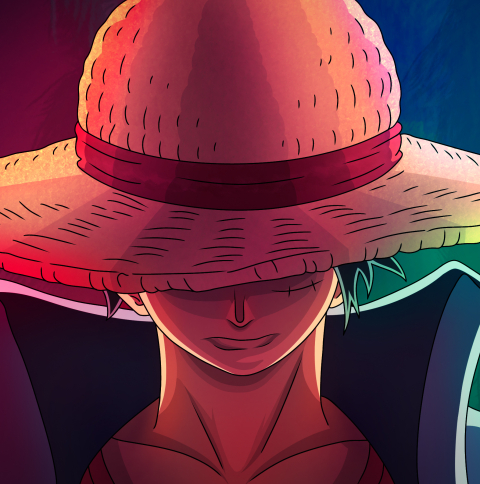 480x484 One Piece HD Luffy Cool Art Android One Wallpaper, HD Anime 4K  Wallpapers, Images, Photos and Background - Wallpapers Den