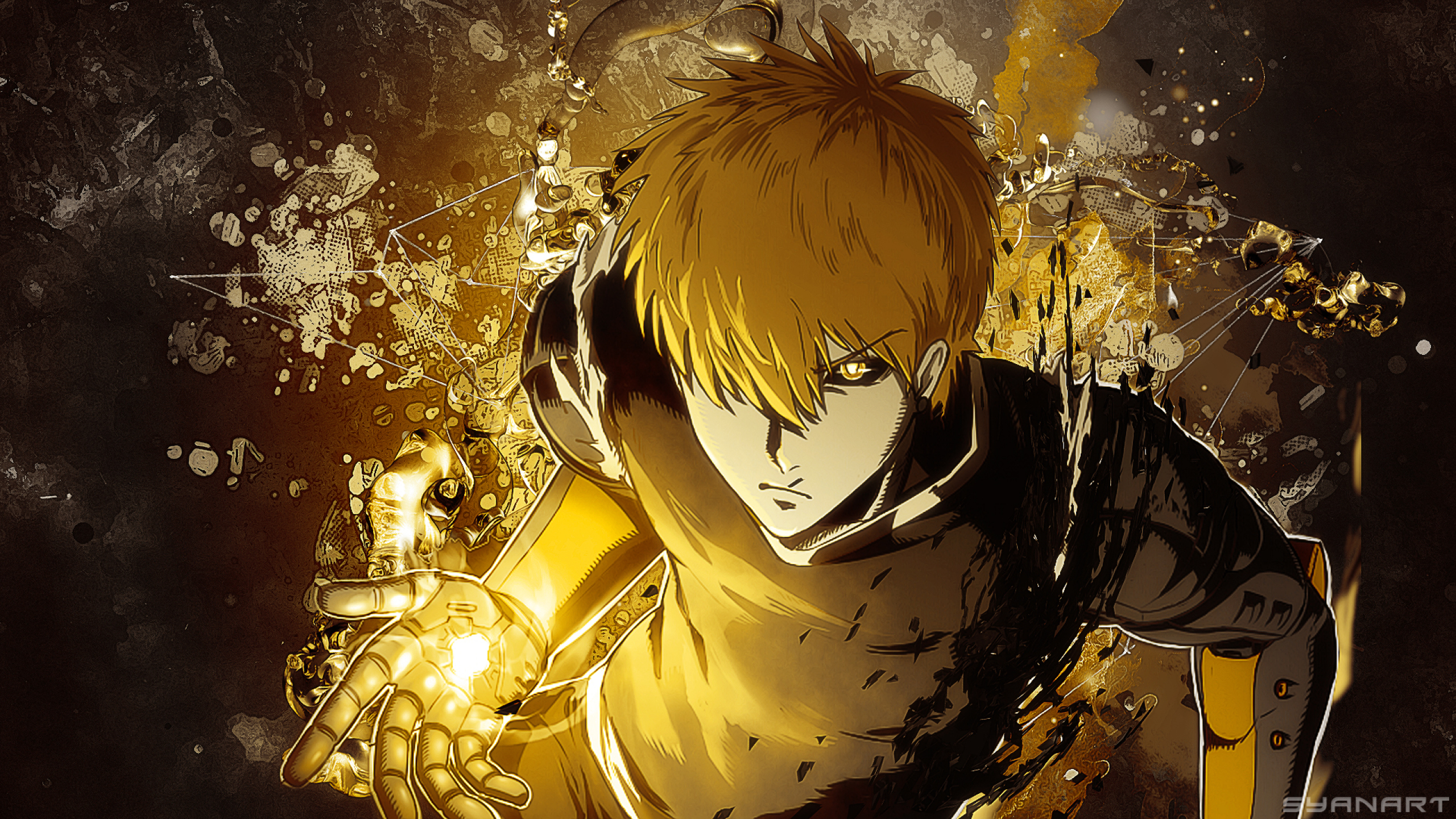 2560x1440 One Punch Man Genos 1440p Resolution Wallpaper Hd Anime