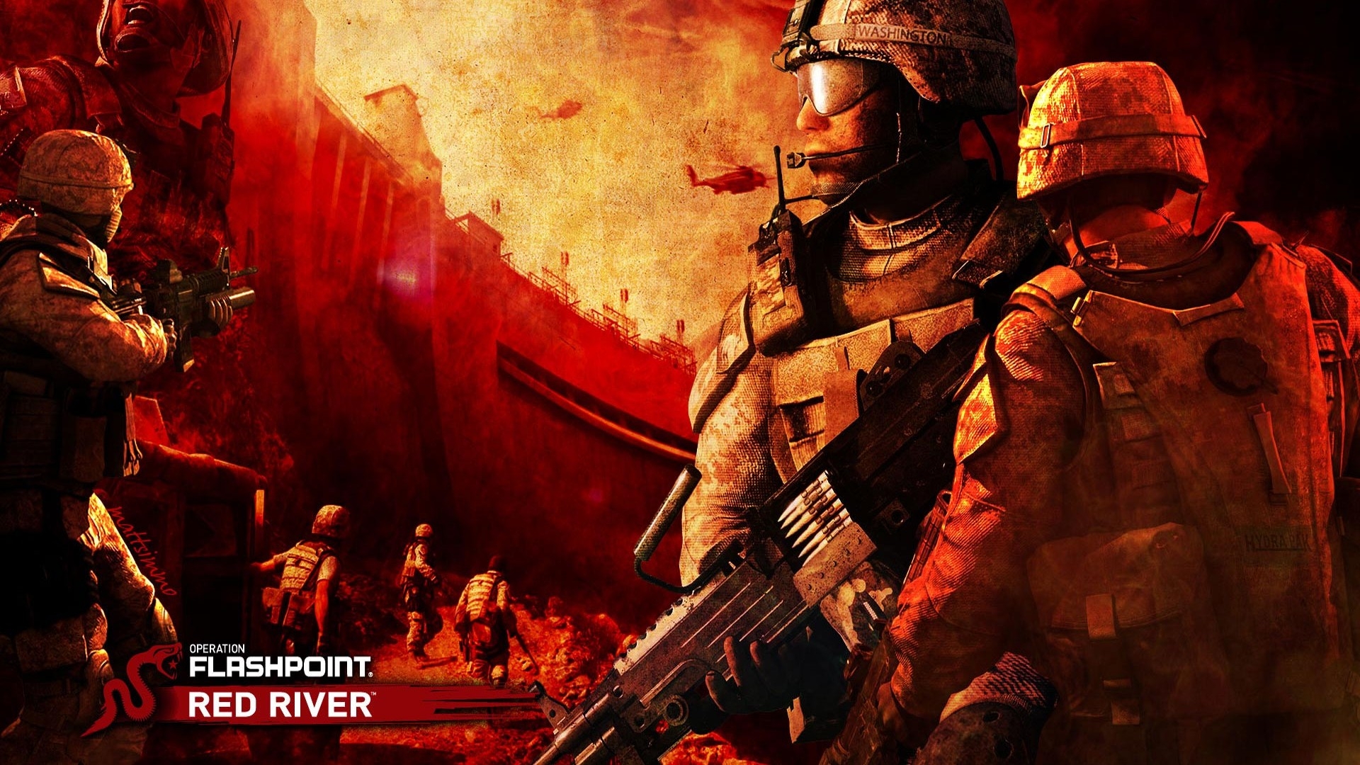 540x960169220 operation flashpoint red river, soldiers, dam