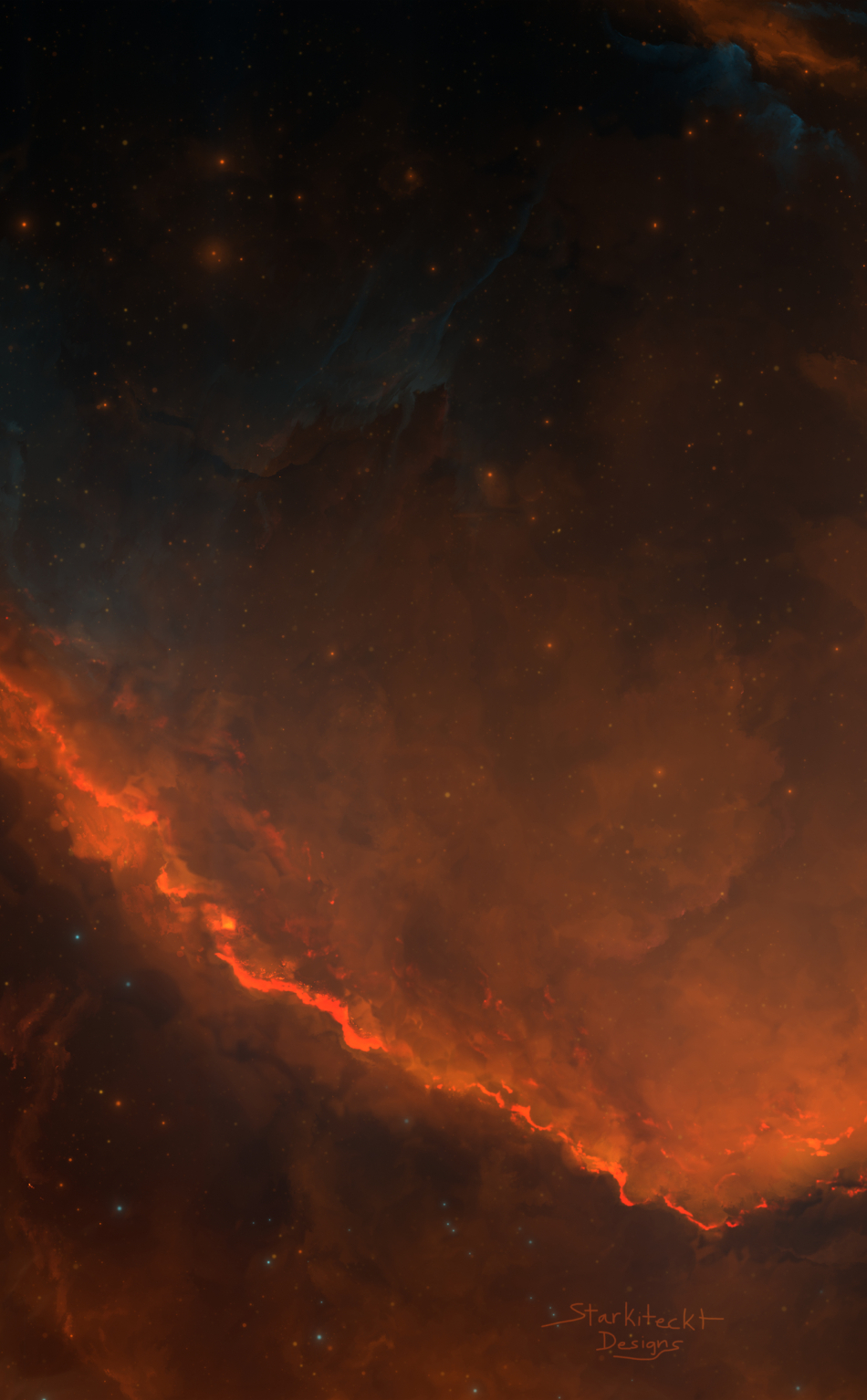 950x1534 Orange Bowl Nebula 950x1534 Resolution Wallpaper, HD Space 4K