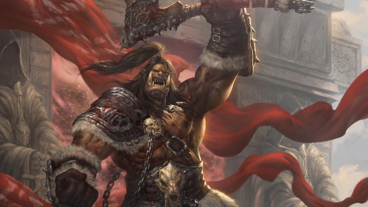 1280x720 Orc In World Of Warcraft 720p Wallpaper Hd Games 4k