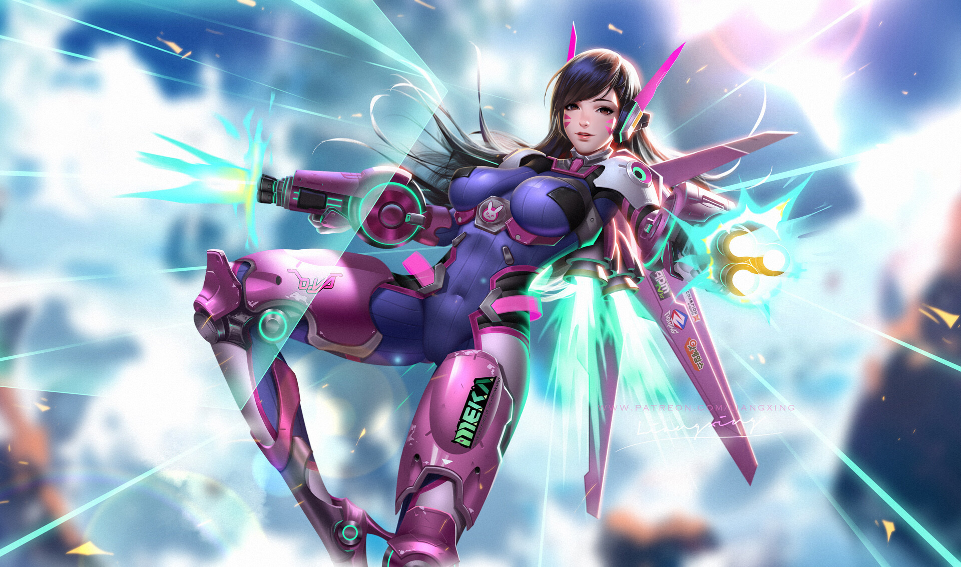 Overwatch DVa Wallpaper, HD Anime 4K Wallpapers, Images, Photos and  Background - Wallpapers Den