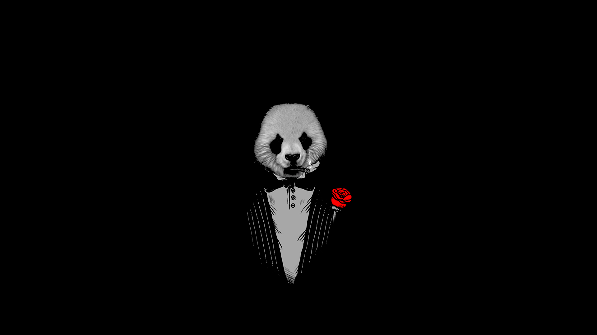 Panda As The Godfather Art Wallpaper, HD Artist 4K Wallpapers, Images,  Photos and Background - Wallpapers Den