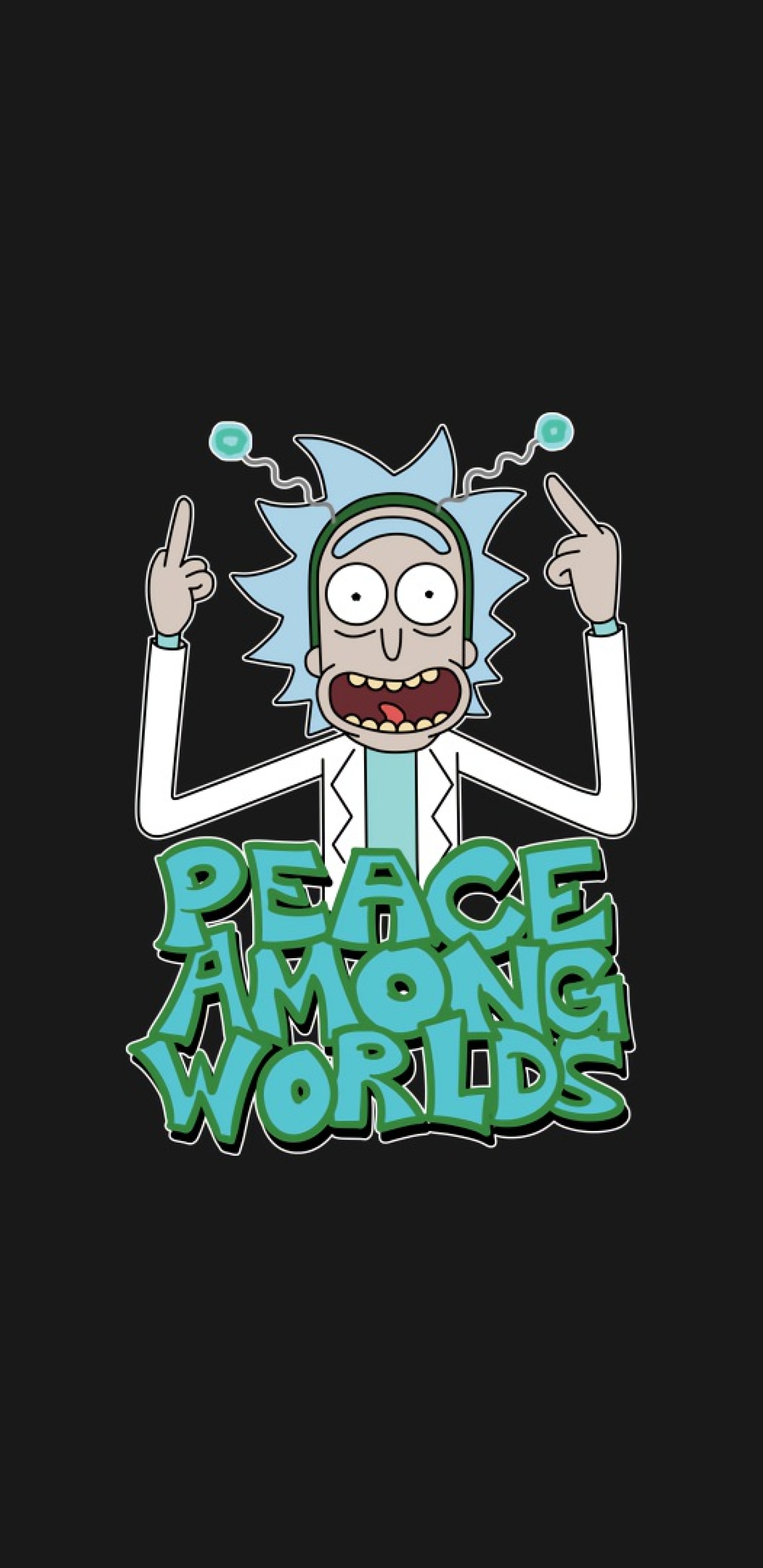 1440x2960 Peace Among Worlds Rick And Morty Samsung Galaxy Note 9