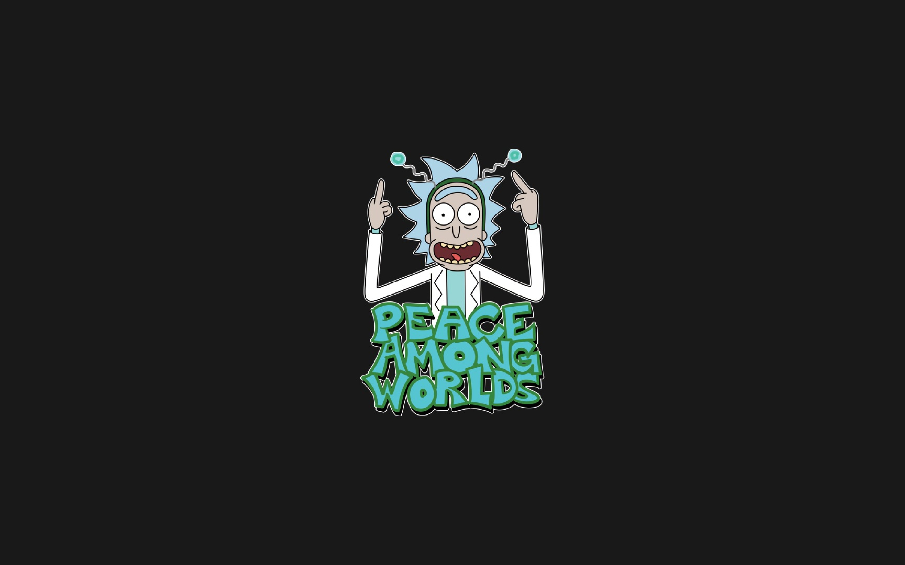 Peace Among Worlds Rick and Morty (3840x2400) Resolution Wallpaper.