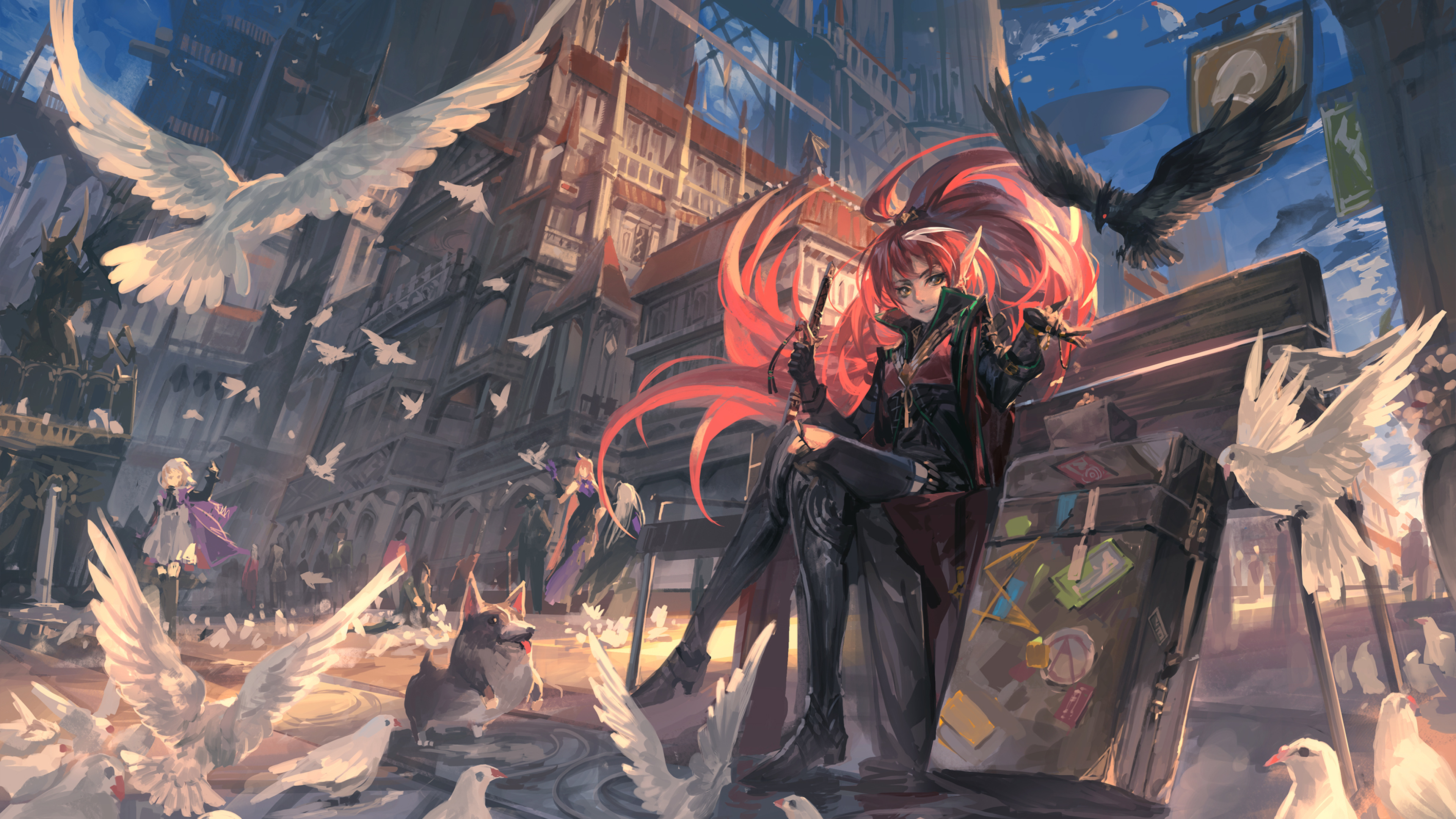 3840x2160 Pixiv Fantasia Fallen Kings Girl 4k Wallpaper Hd Anime 4k Wallpapers Images Photos And Background Wallpapers Den