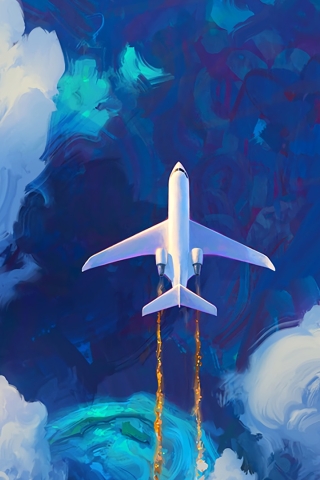 320x480 Plane And Clouds Artistic Digital Art Apple Iphone,iPod Touch,  Galaxy Ace Wallpaper, HD Artist 4K Wallpapers, Images, Photos and  Background - Wallpapers Den