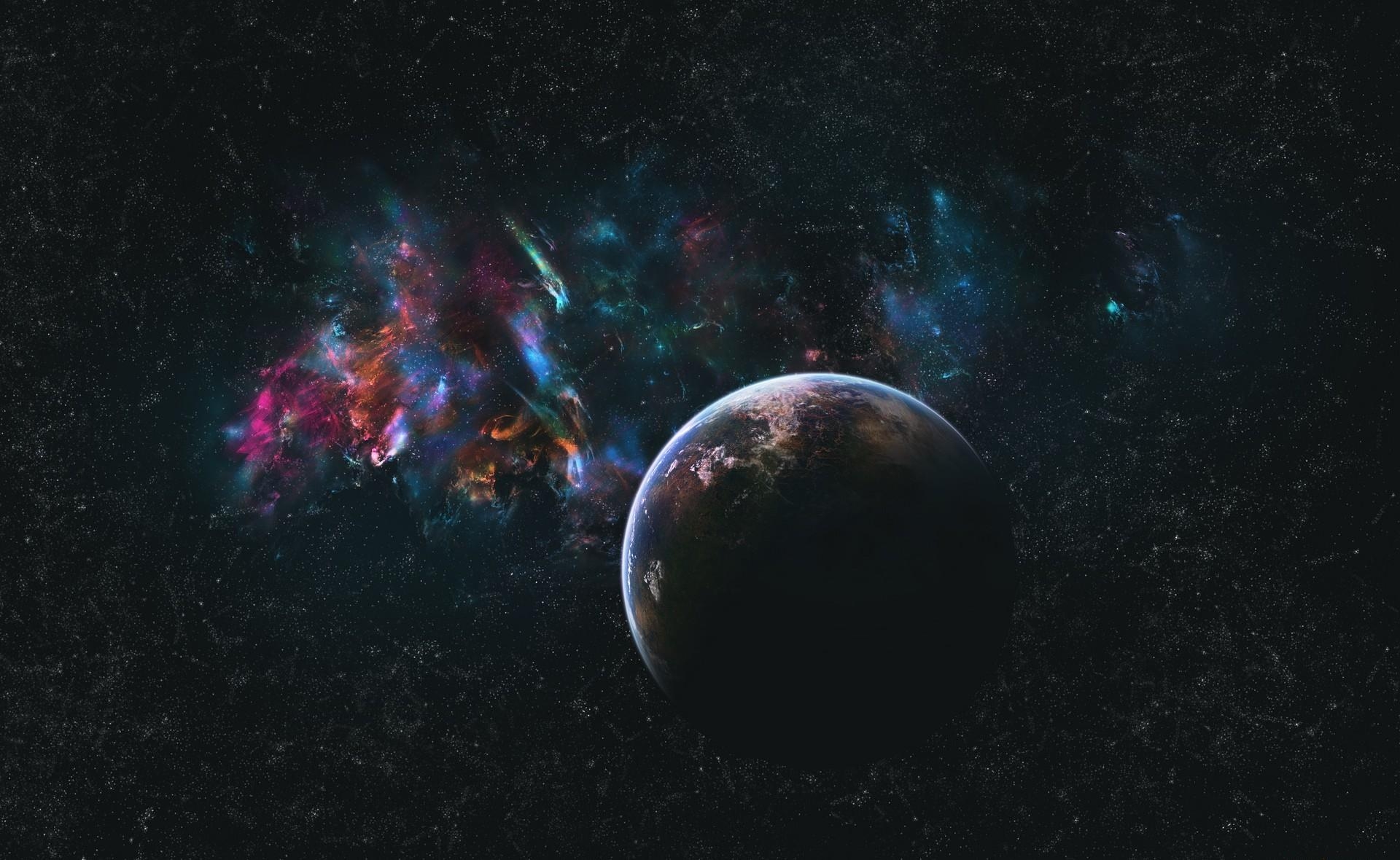 planet, galaxy, blur Wallpaper, HD Space 4K Wallpapers, Images and