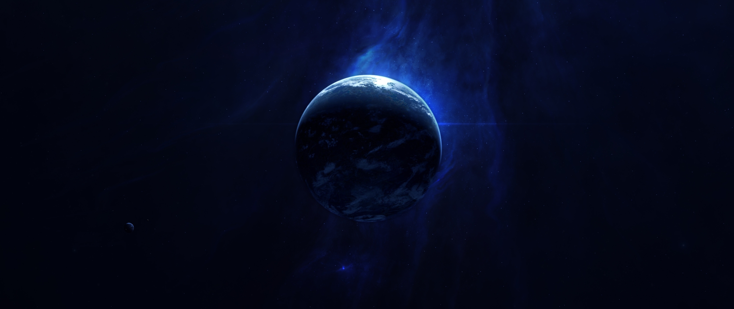 2560x1080 Planet In Space 4K 2560x1080 Resolution ...